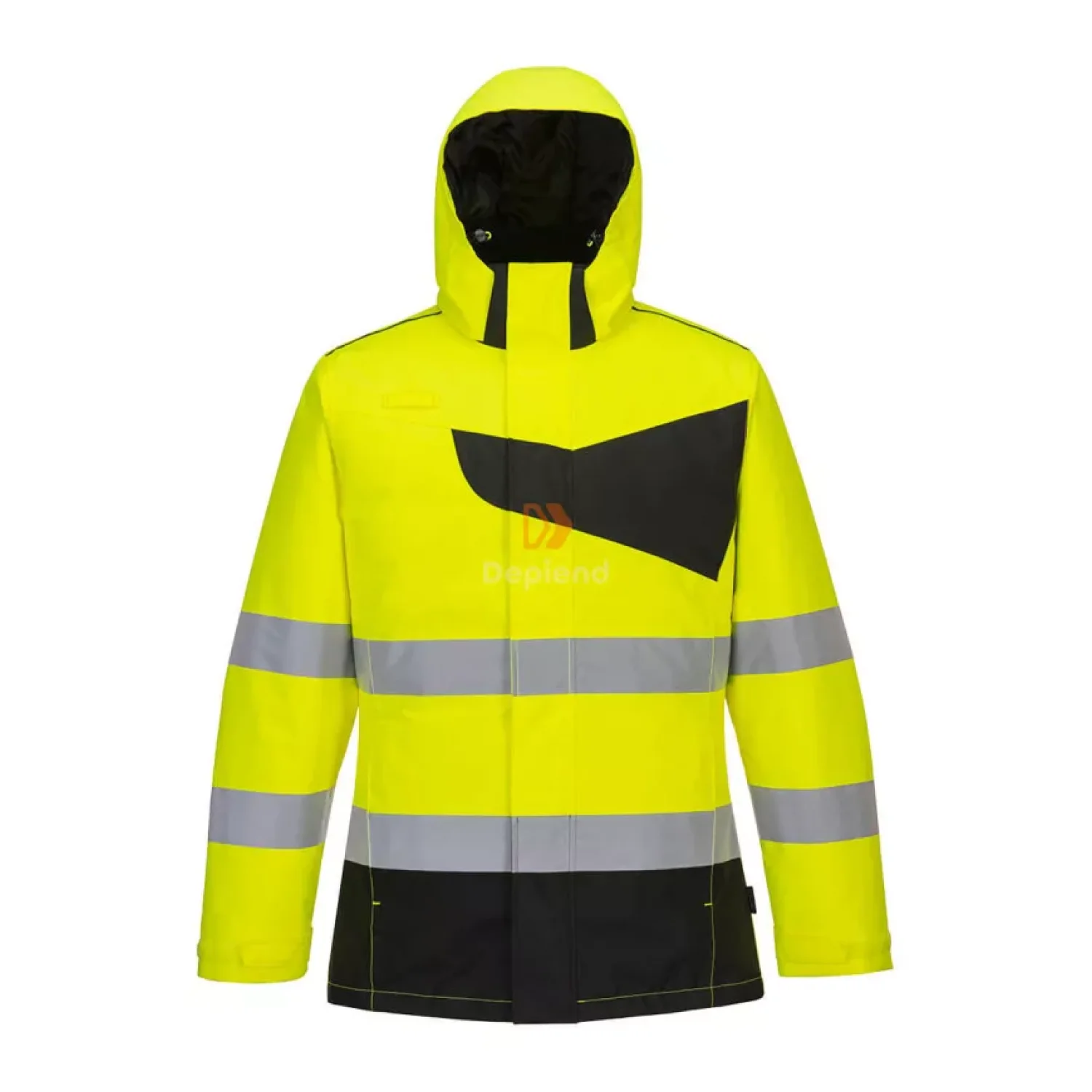 Portwest PW2 Hi-Vis télikabát sárga / fekete