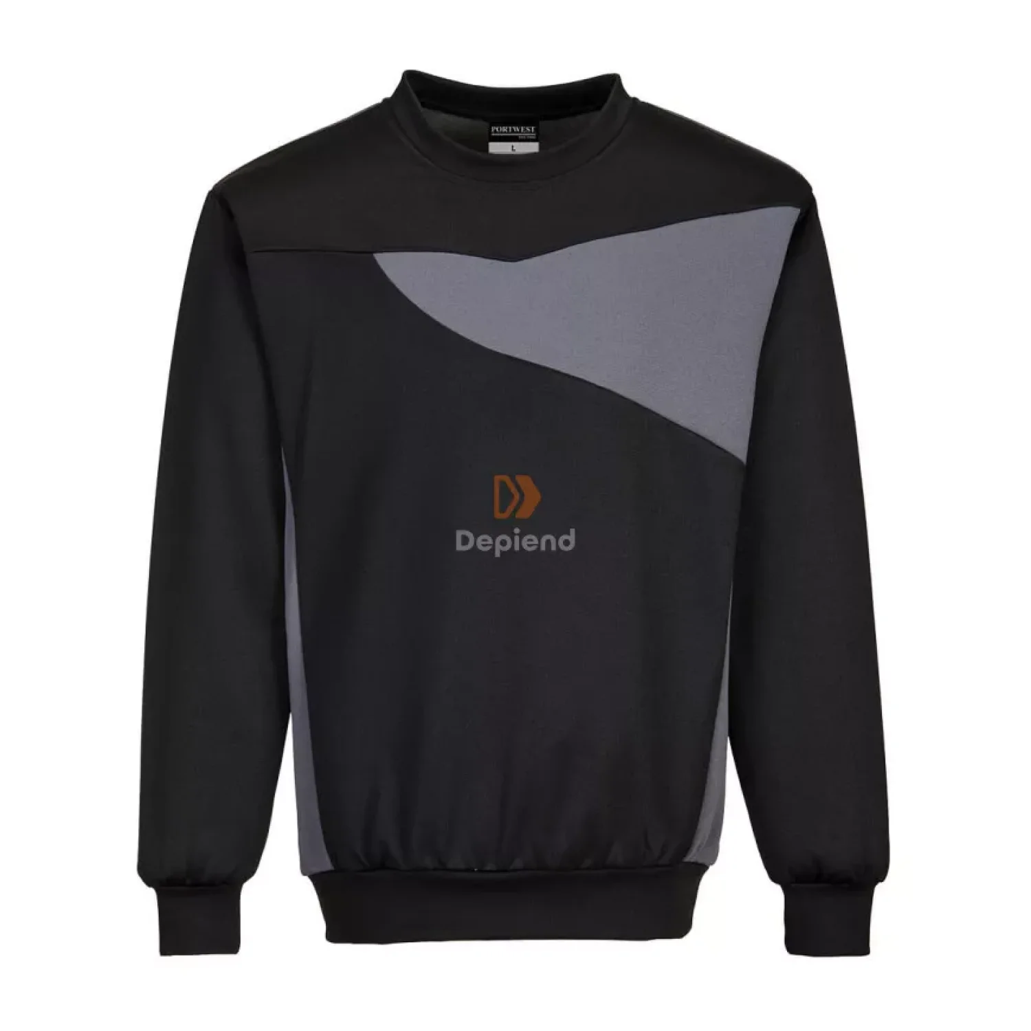 Portwest PW2 Sweatshirt fekete/szürke