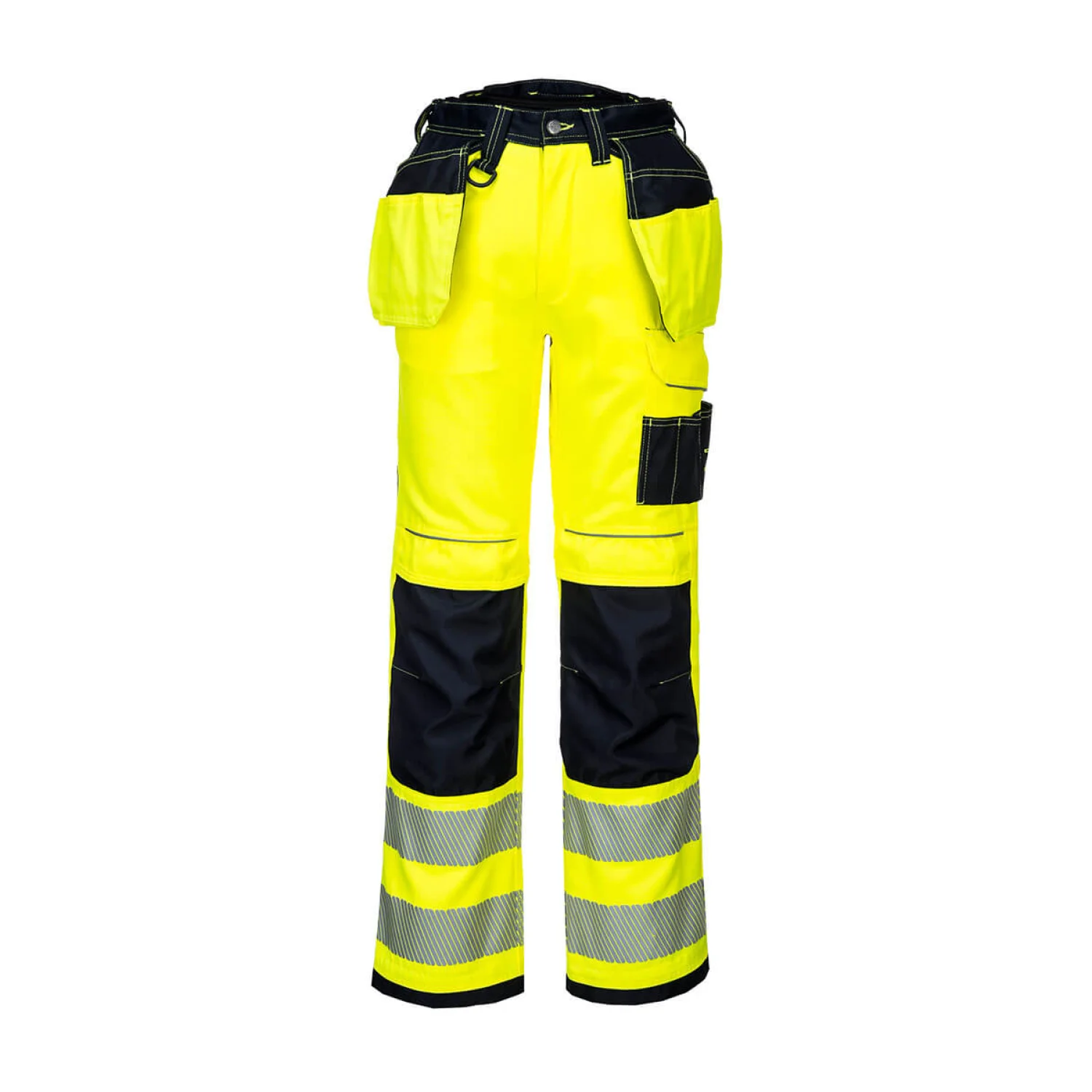 Portwest PW3 Hi-Vis Stretch Holster nadrág Sárga/Fekete