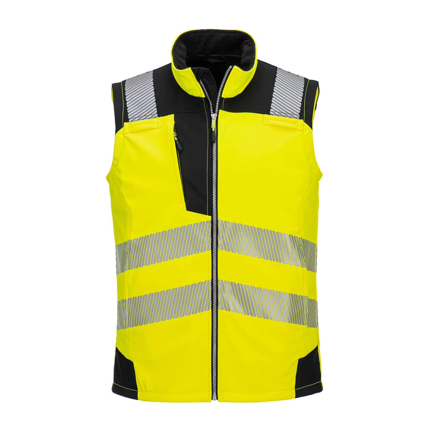 Portwest Jól láthatósági Softshell dzseki (3L) Sárga/Fekete