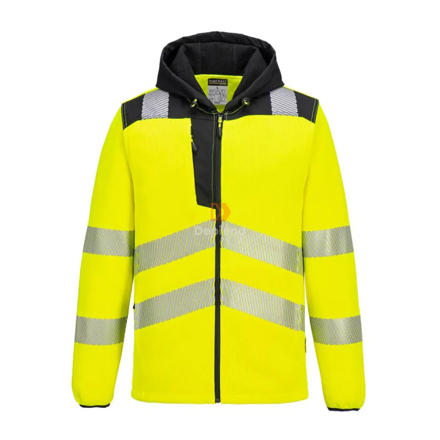Portwest Hi-Vis Technical Polár sárga / fekete