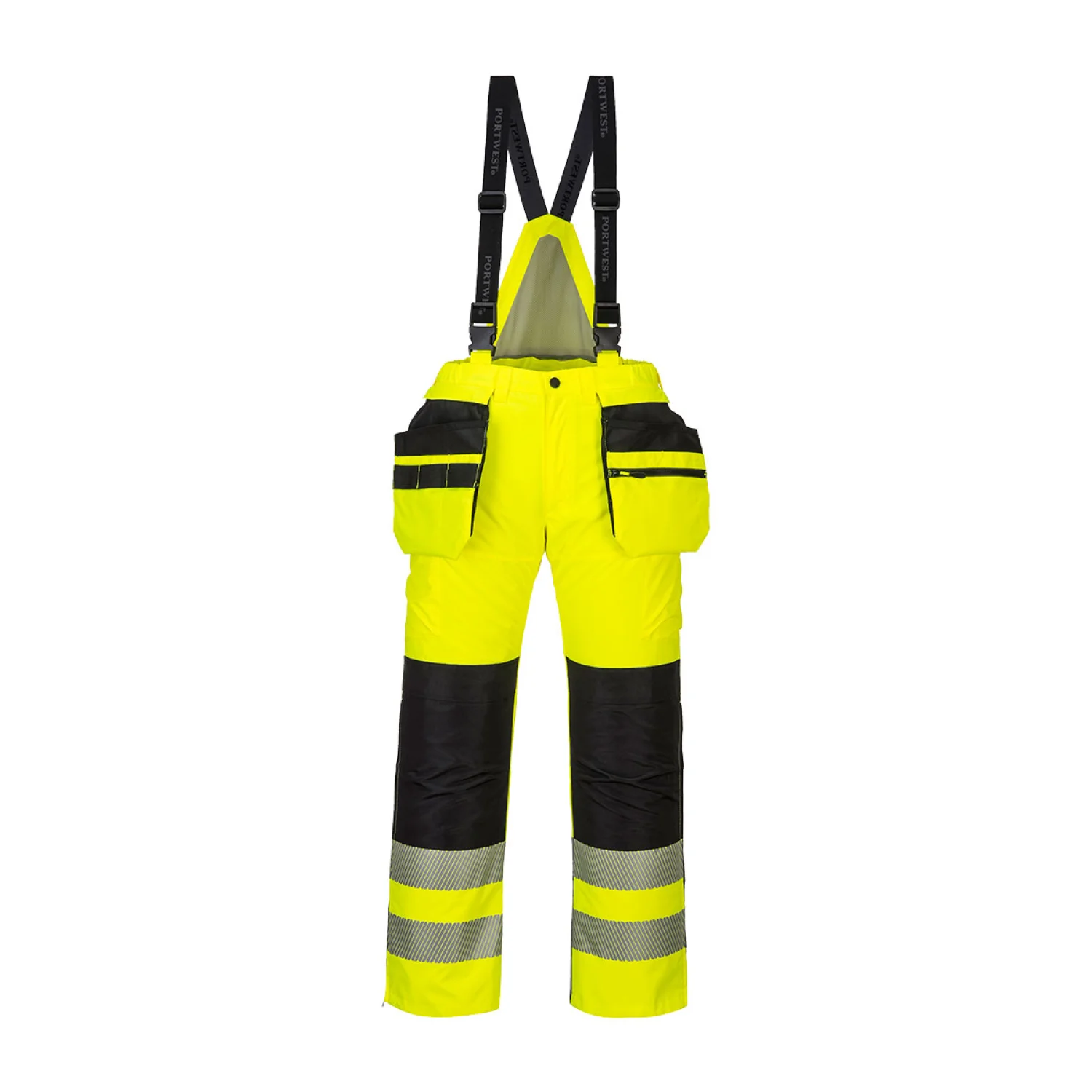 Portwest PW3 Hi-Vis téli nadrág Sárga/Fekete