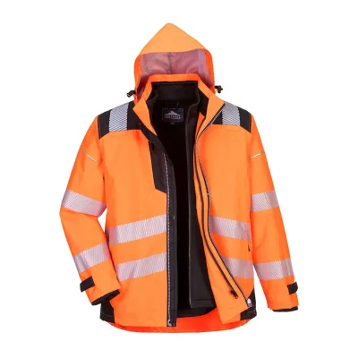 Portwest PW3 Hi-Vis 3-in-1 kabát