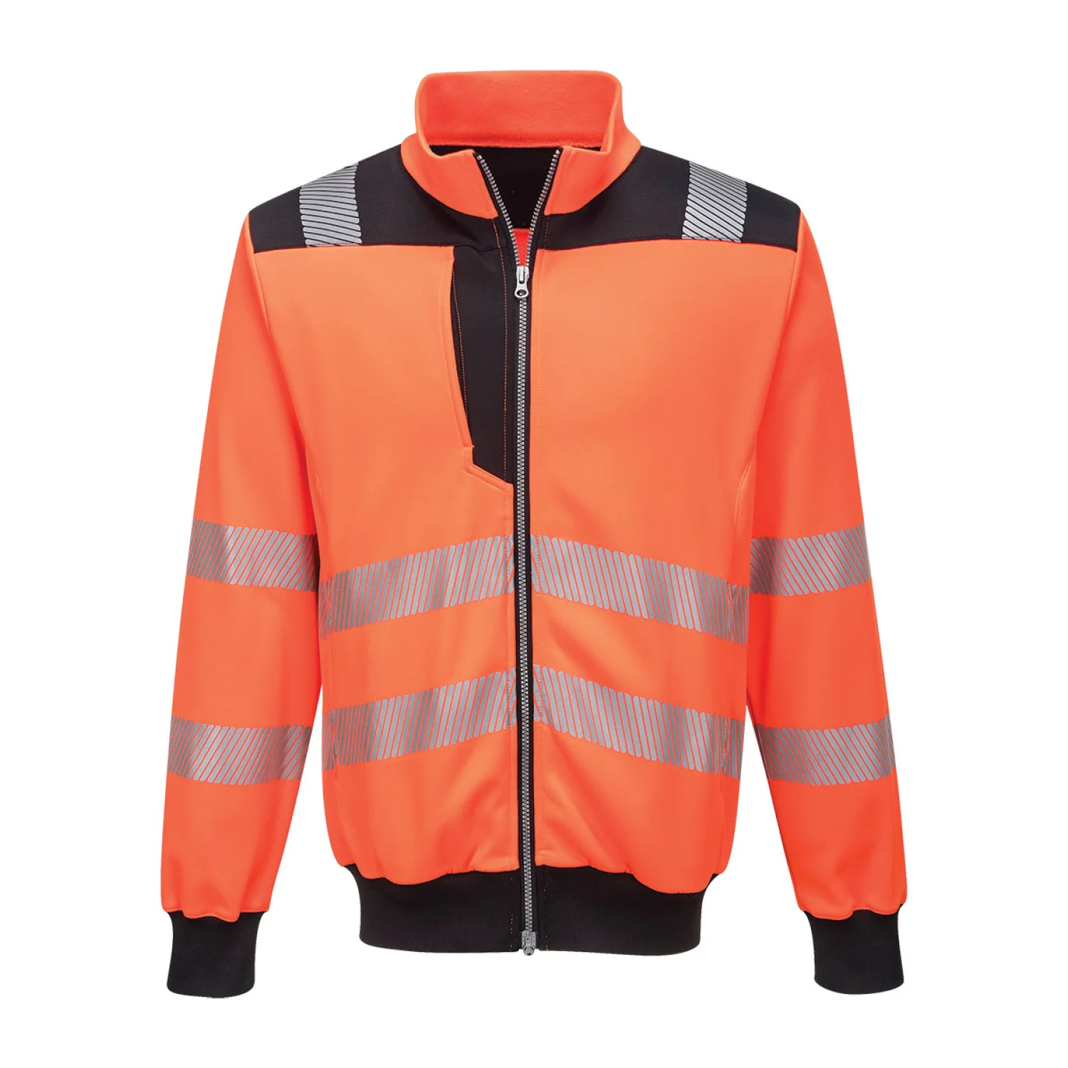Portwest PW3 Hi-Vis pulóver narancs/fekete