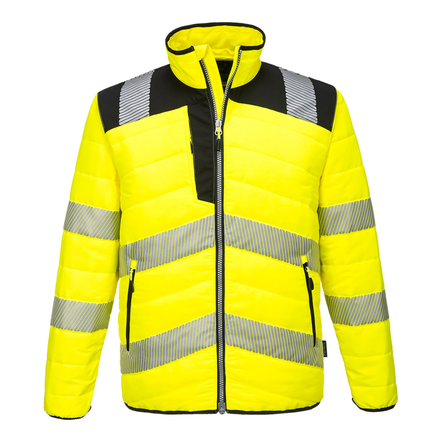 Portwest PW3 Hi-Vis Baffle kabát Sárga/Fekete