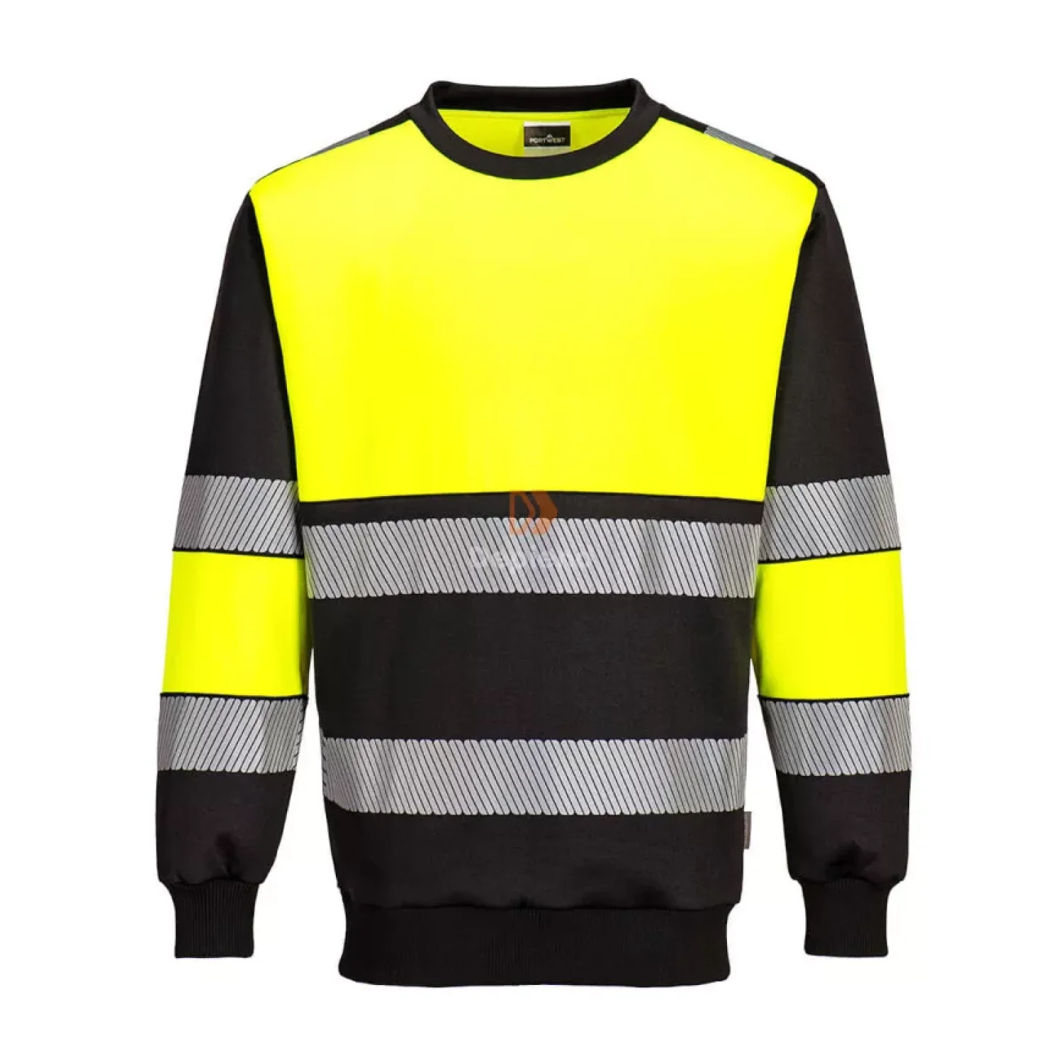Portwest PW3 Hi-Vis Class 1 pulóver sárga / fekete