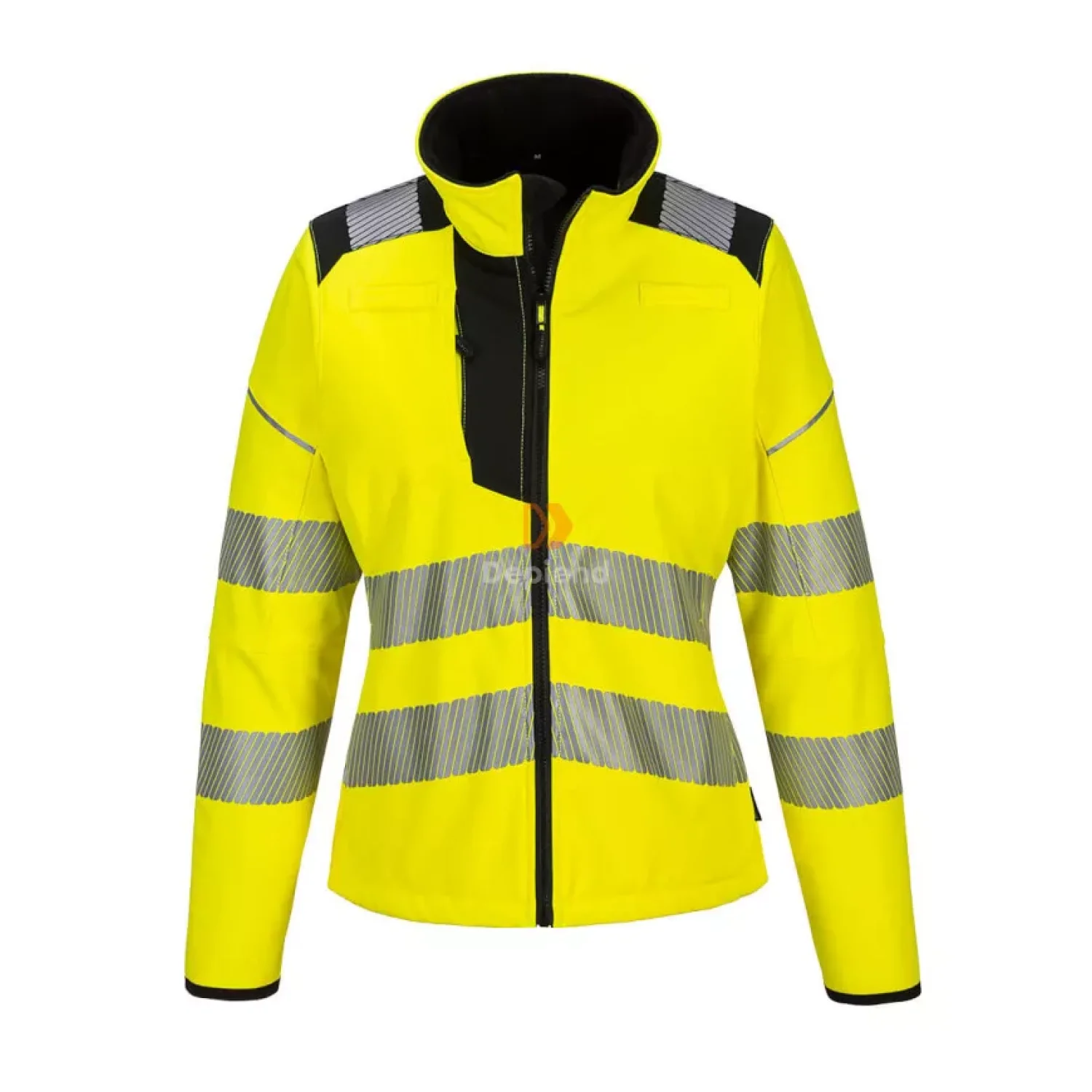 Portwest PW3 Hi-Vis női Softshell sárga / fekete
