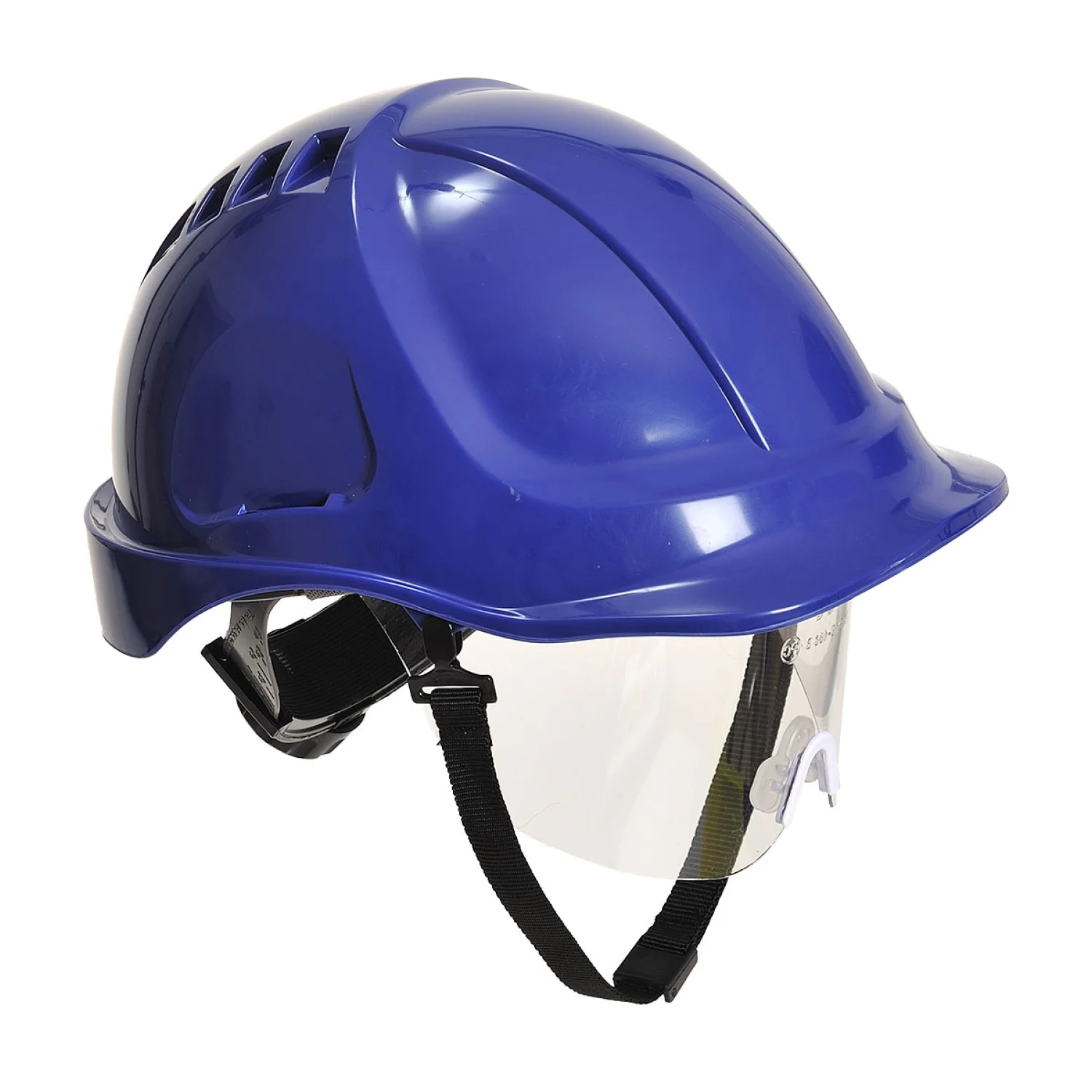 Portwest Endurance Plus védősisak védőszemüveggel Royal kék