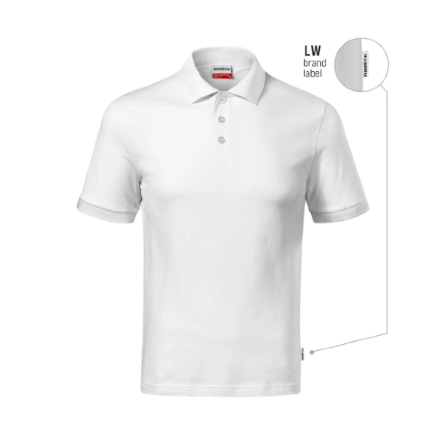 RIMECK Resist Heavy Polo fehér 00 (brand label)