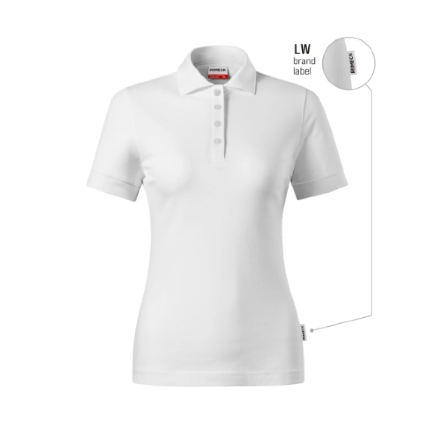 RIMECK Resist Heavy Polo fehér 00 (brand label) LW