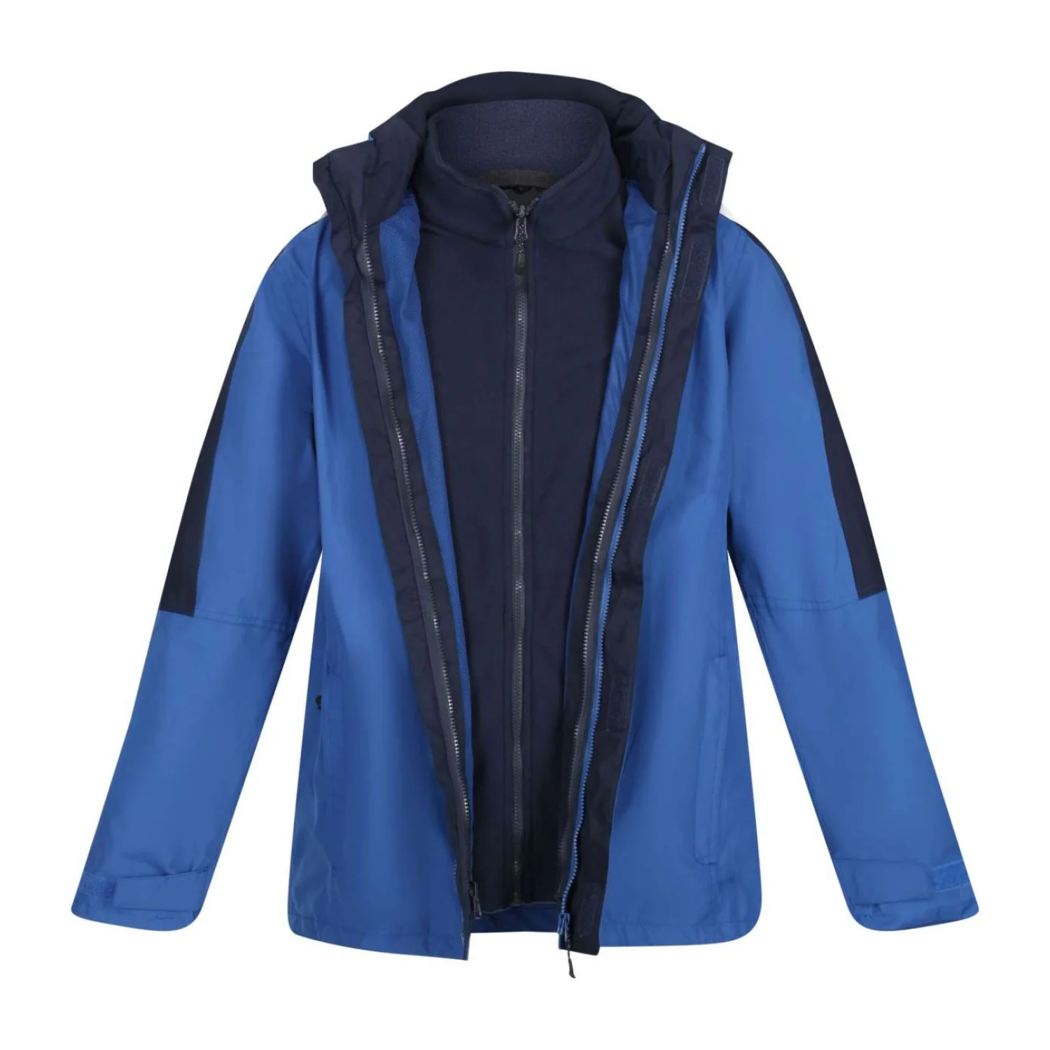 Regatta 'defender' férfi vízhatlan 3 az 1-BEN kabát kabátok és dzseki Royal Blue/Navy