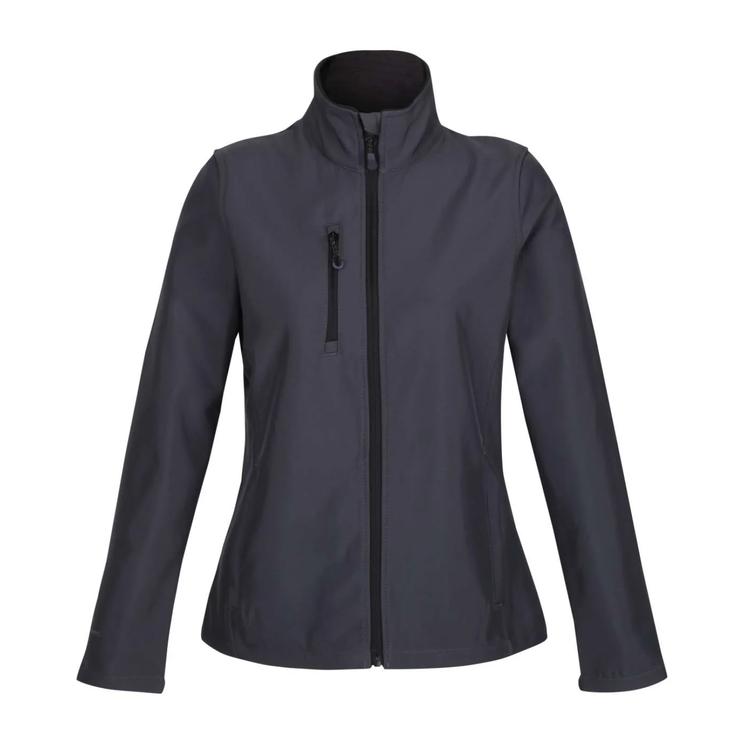 Regatta Honestly made újrahasznosított nyomtatható softshell dzseki Seal Grey