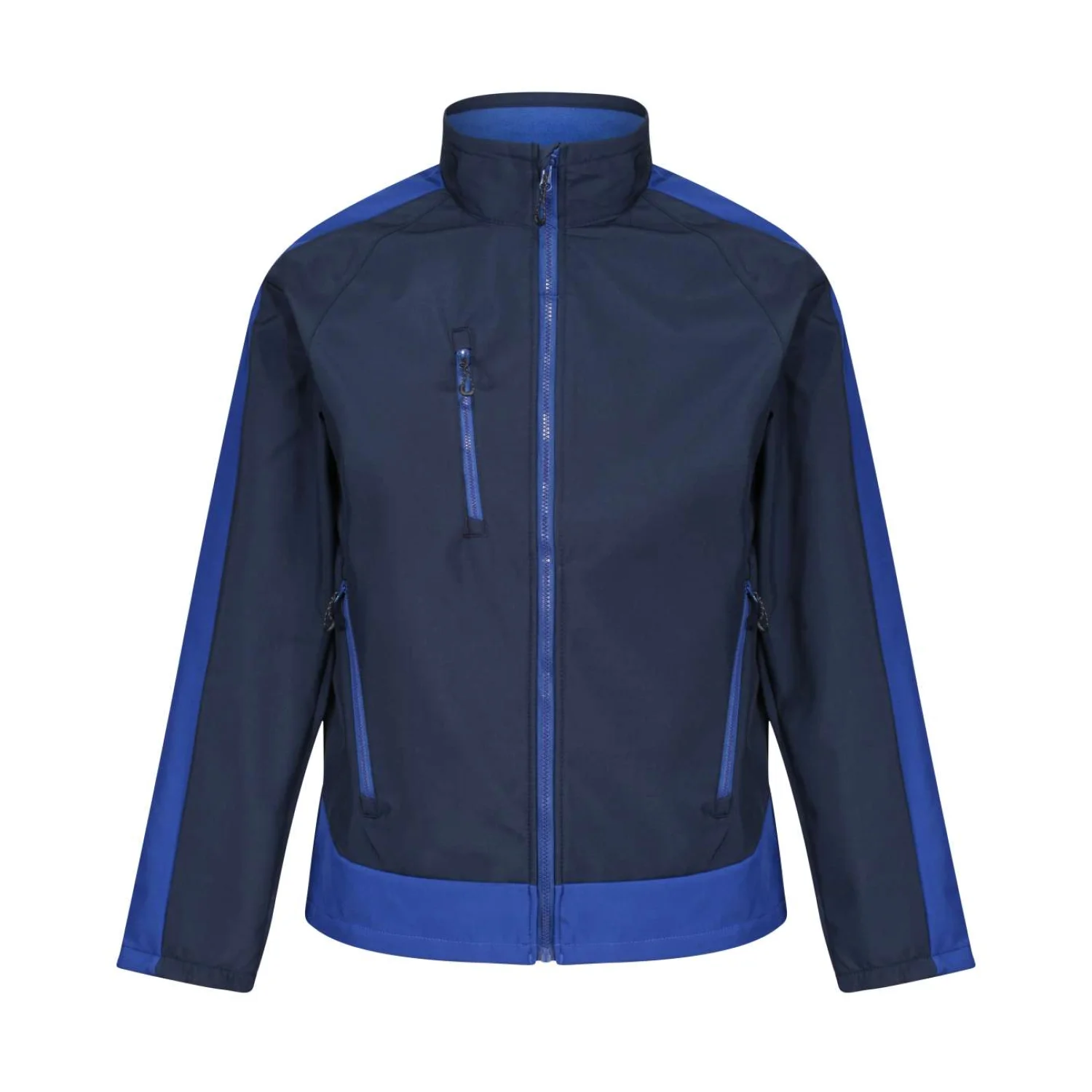Regatta Kontrasztos nyomtatható 3 rétegű softshell kabátok és dzseki Navy/New Royal