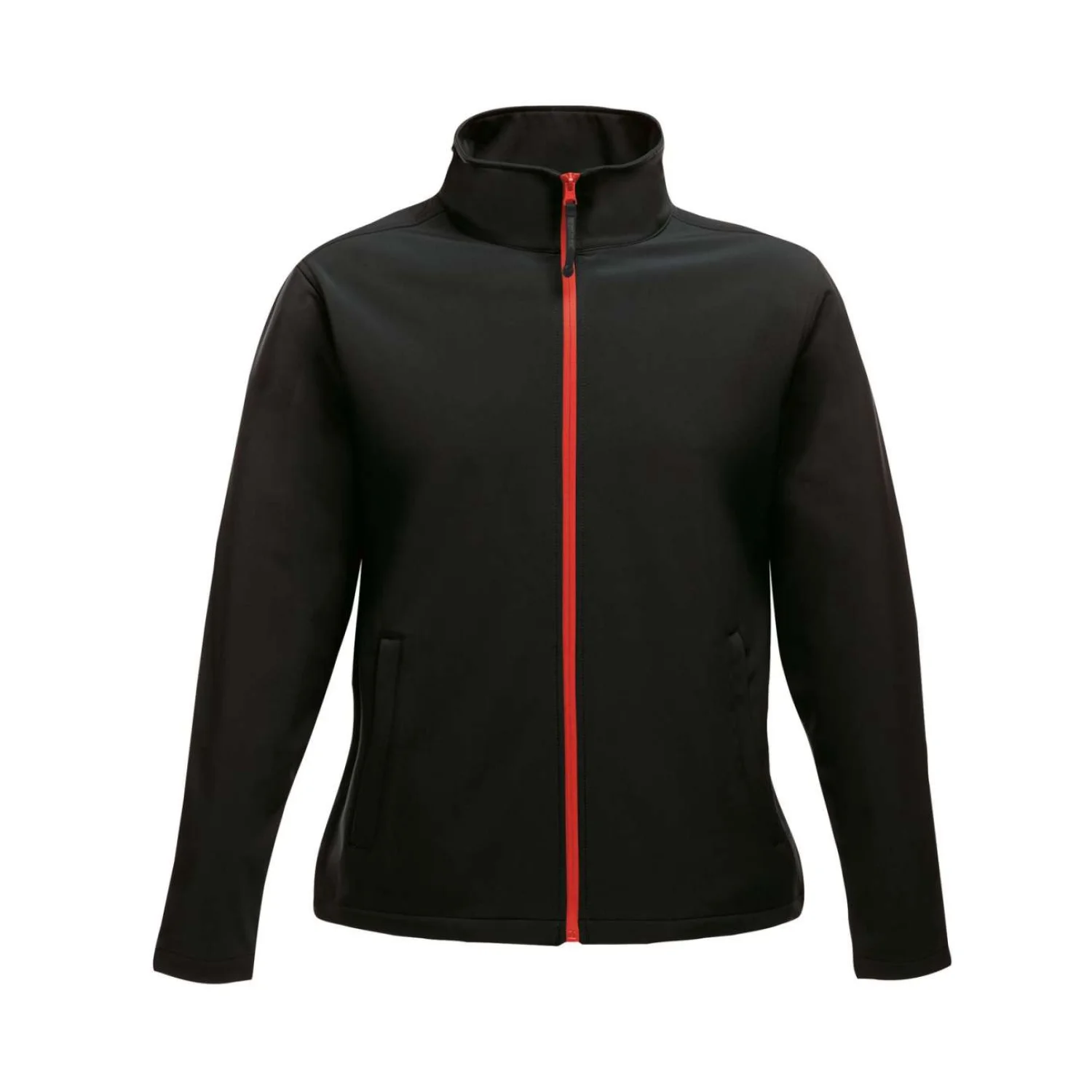 Regatta Ablaze nyomtatható női softshell kabátok és dzseki Black/Classic Red