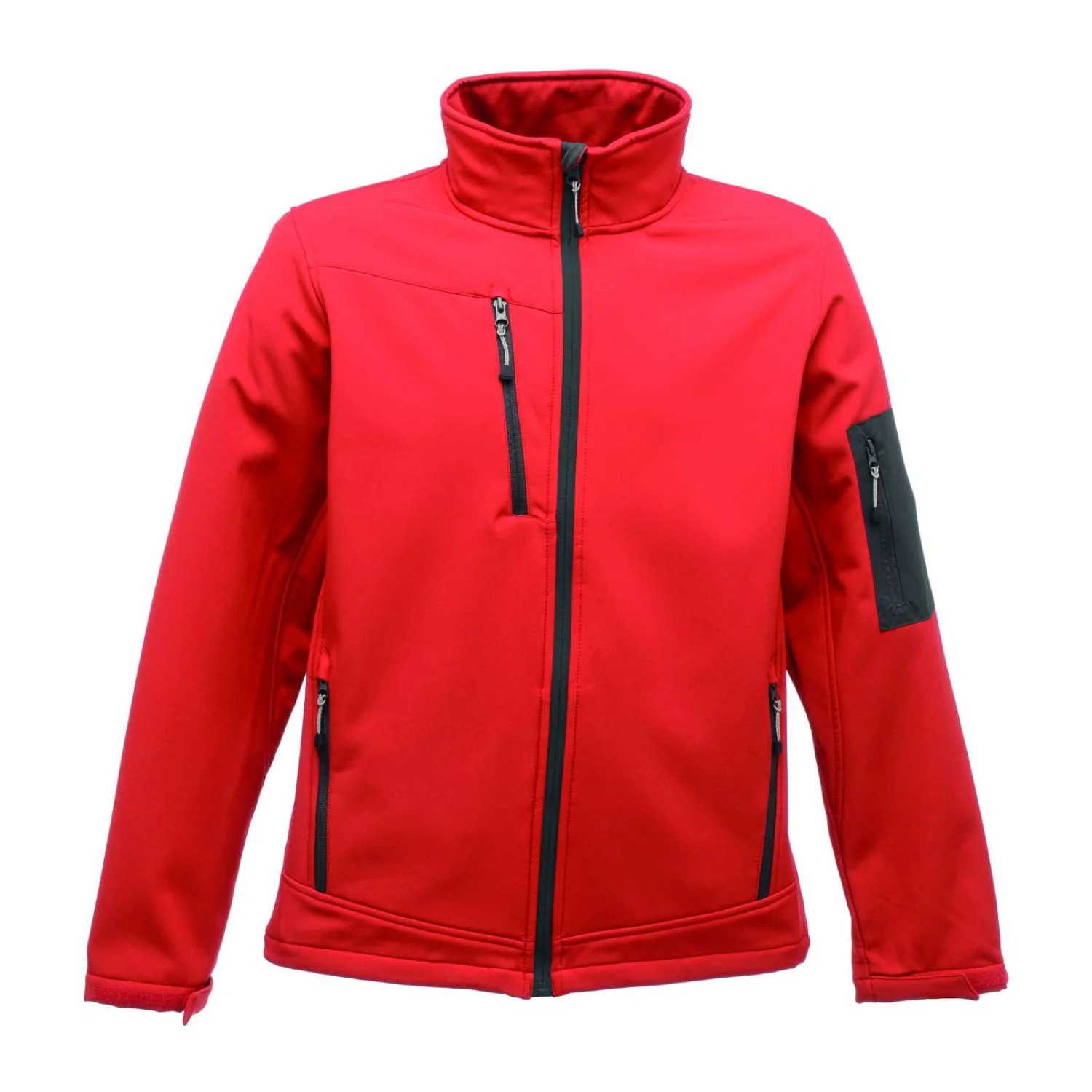 Regatta Arcola - háromrétegű, membránnal ellátott softshell dzseki Classic Red/Seal Grey