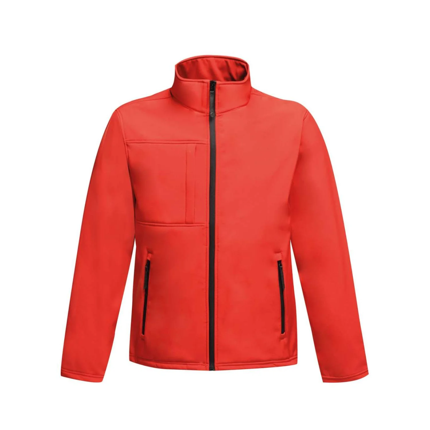 Regatta Octagon ii nyomtatható háromrétegű membránnal ellátott férfi softshell kabátok és dzseki Classic Red/Black