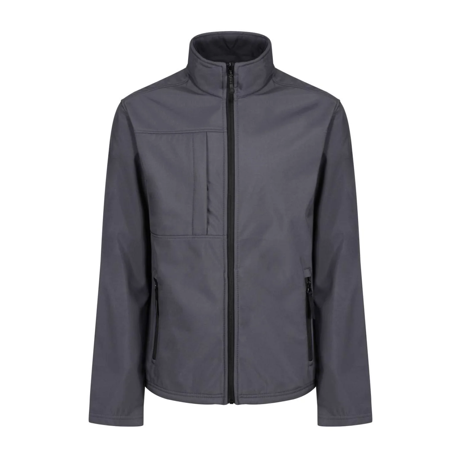 Regatta Octagon ii nyomtatható háromrétegű membránnal ellátott férfi softshell kabátok és dzseki Seal Grey/Black