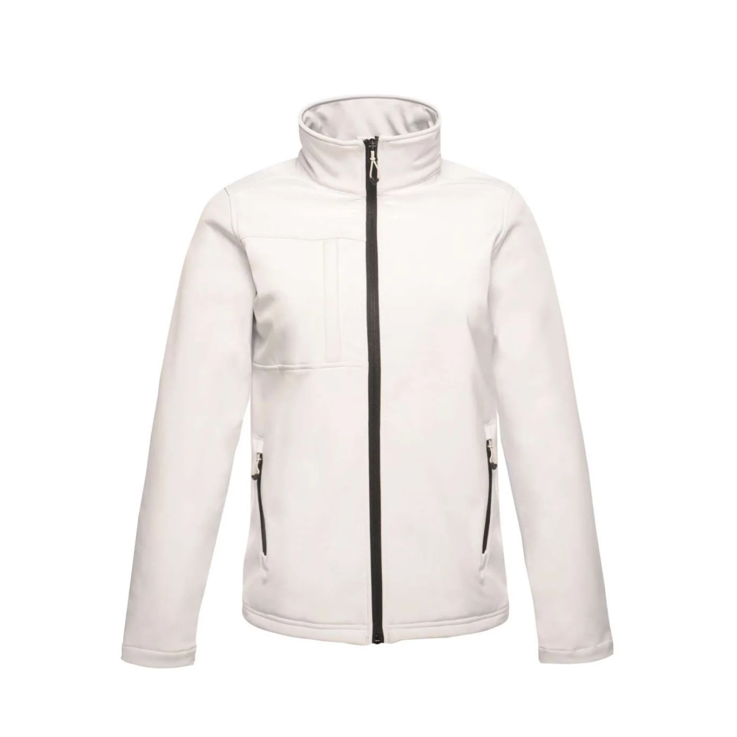 Regatta Octagon ii nyomtatható háromrétegű membránnal ellátott férfi softshell kabátok és dzseki White/Light Steel