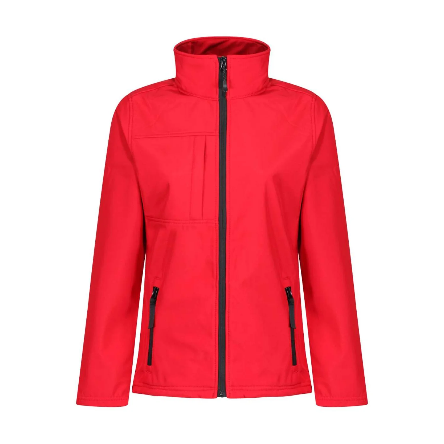 Regatta Octagon ii nyomtatható háromrétegű membránnal ellátott női softshell kabátok és dzseki Classic Red/Black