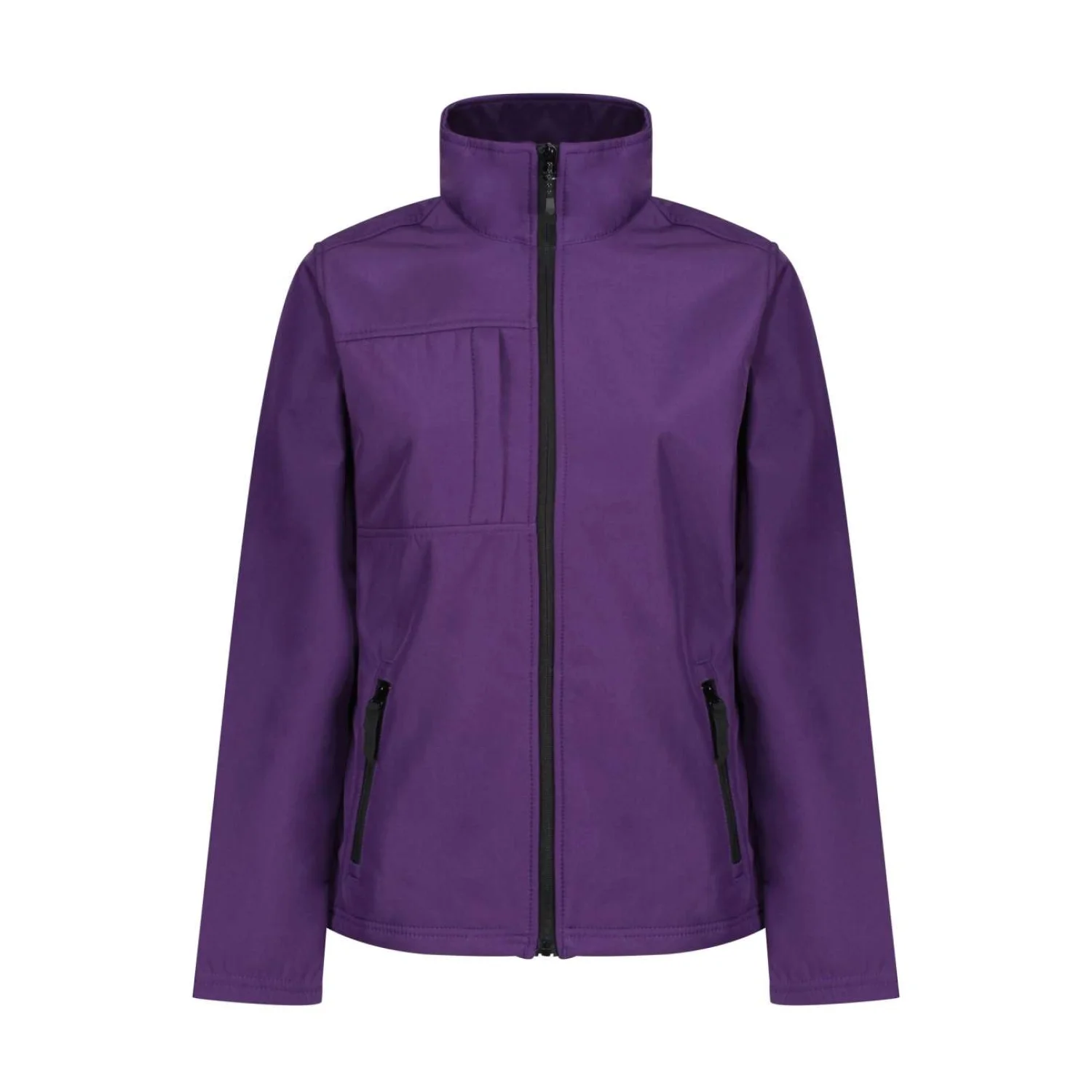 Regatta Octagon ii nyomtatható háromrétegű membránnal ellátott női softshell kabátok és dzseki Majestic Purple/Black
