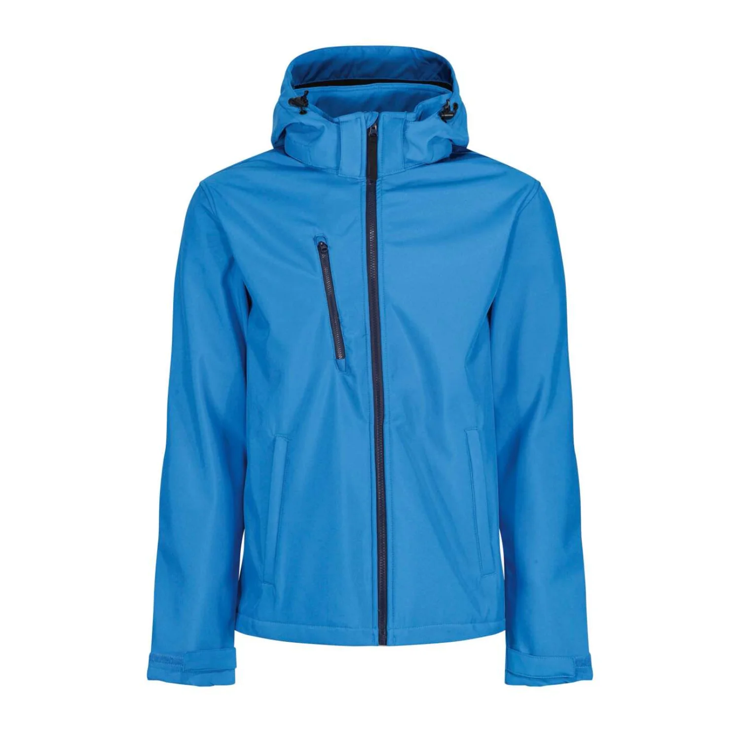 Regatta Venturer háromrétegű kapucnis nyomtatható softshell dzseki French Blue/Navy