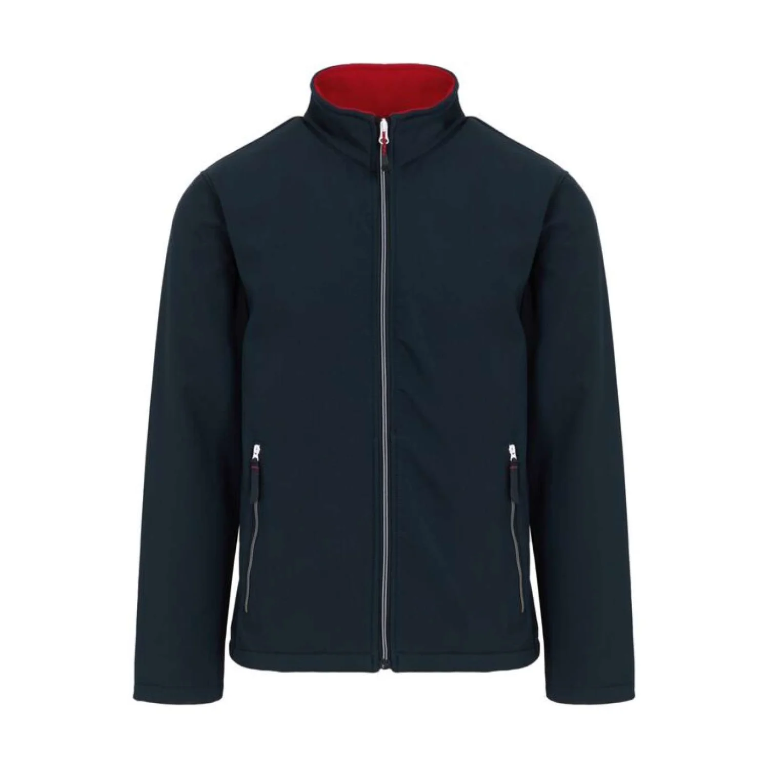Regatta ASCENDER kétrétegű softshell kabát kabátok és dzseki Navy/Classic Red
