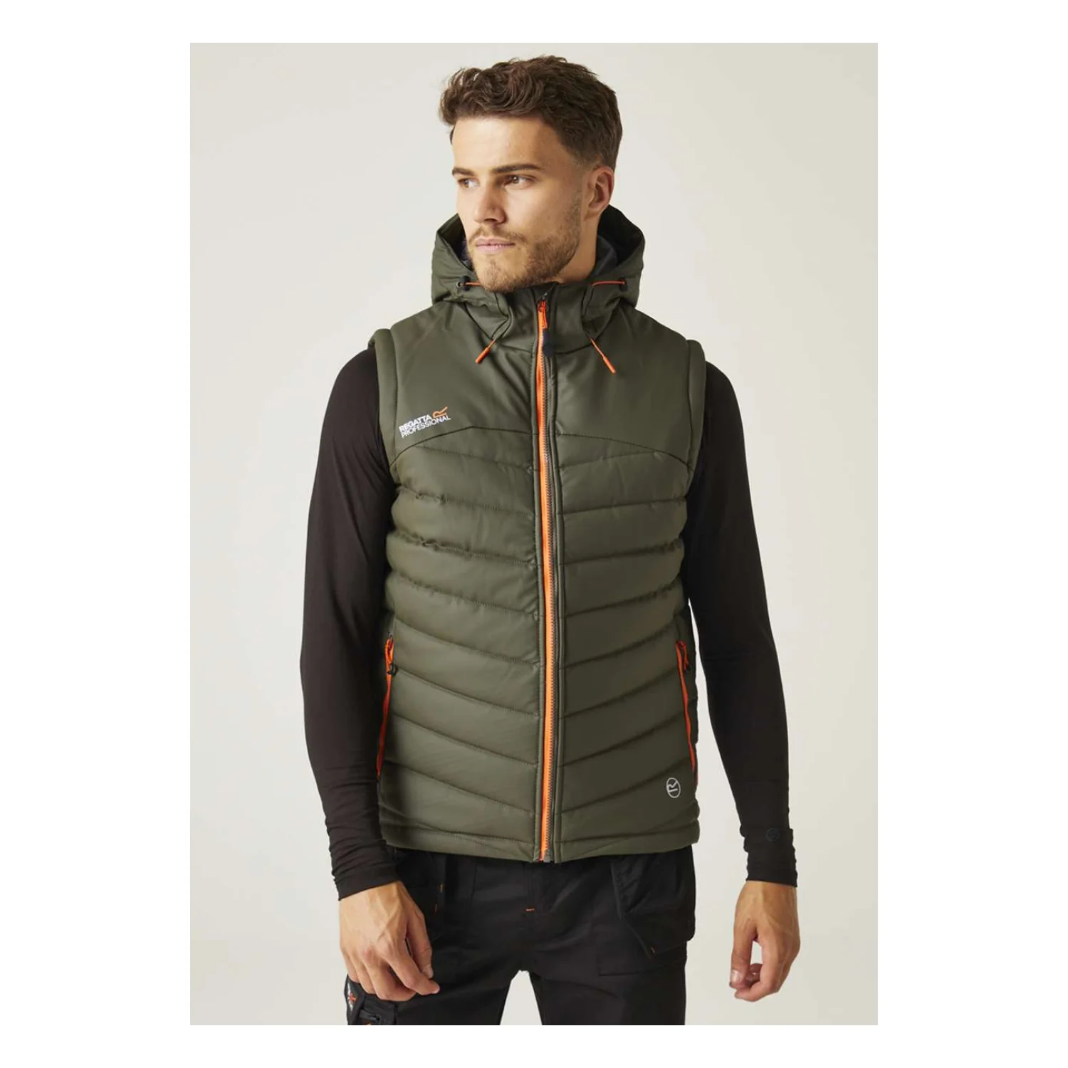 Regatta Calculate bélelt mellény Dark Khaki