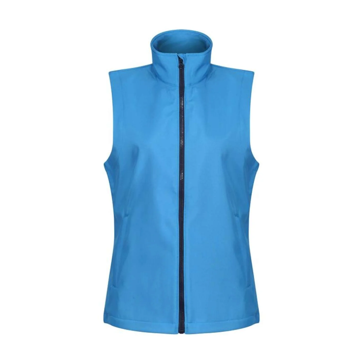 Regatta Ablaze nyomtatható női softshell mellény kabátok és dzseki French Blue/Navy