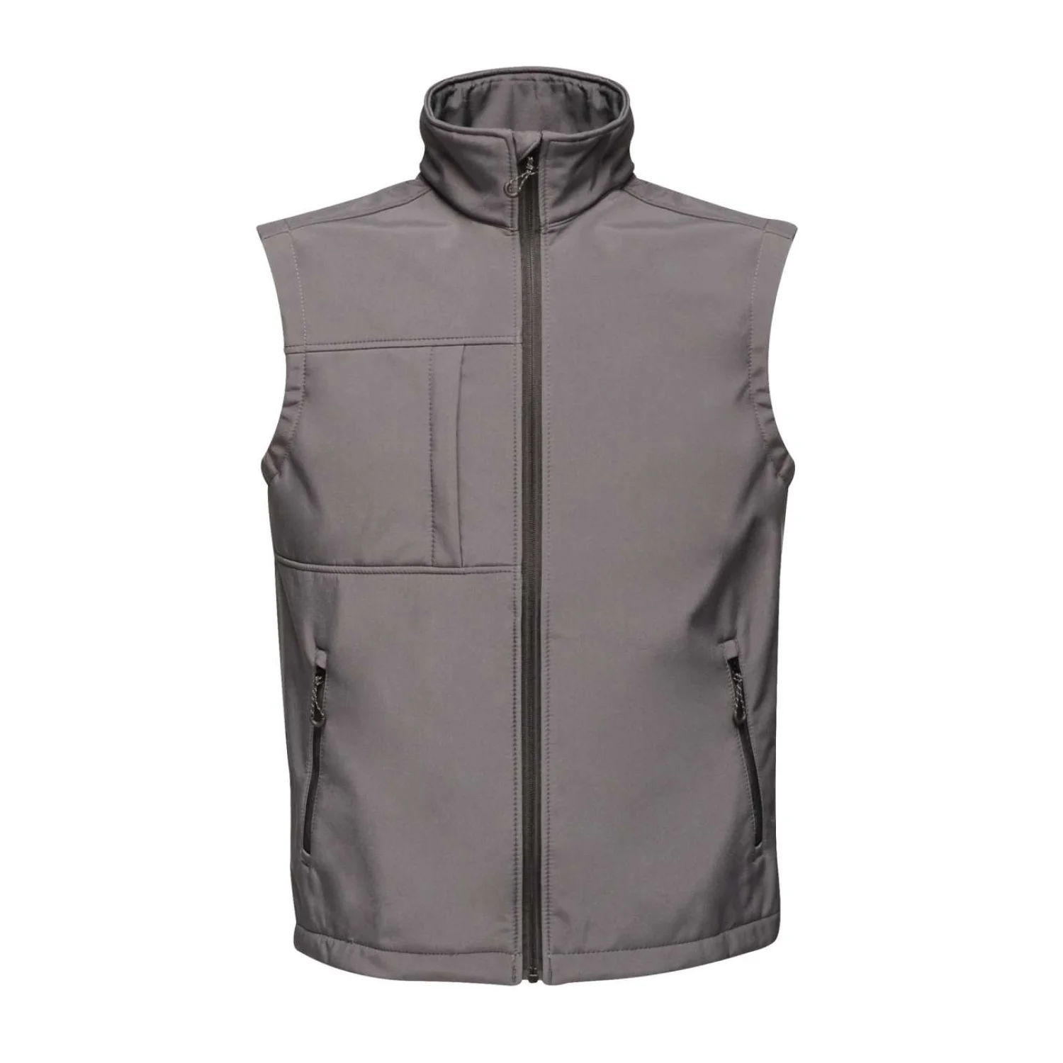 Regatta Octagon ii háromrétegű nyomtatható softshell mellény kabátok és dzseki Seal Grey/Black