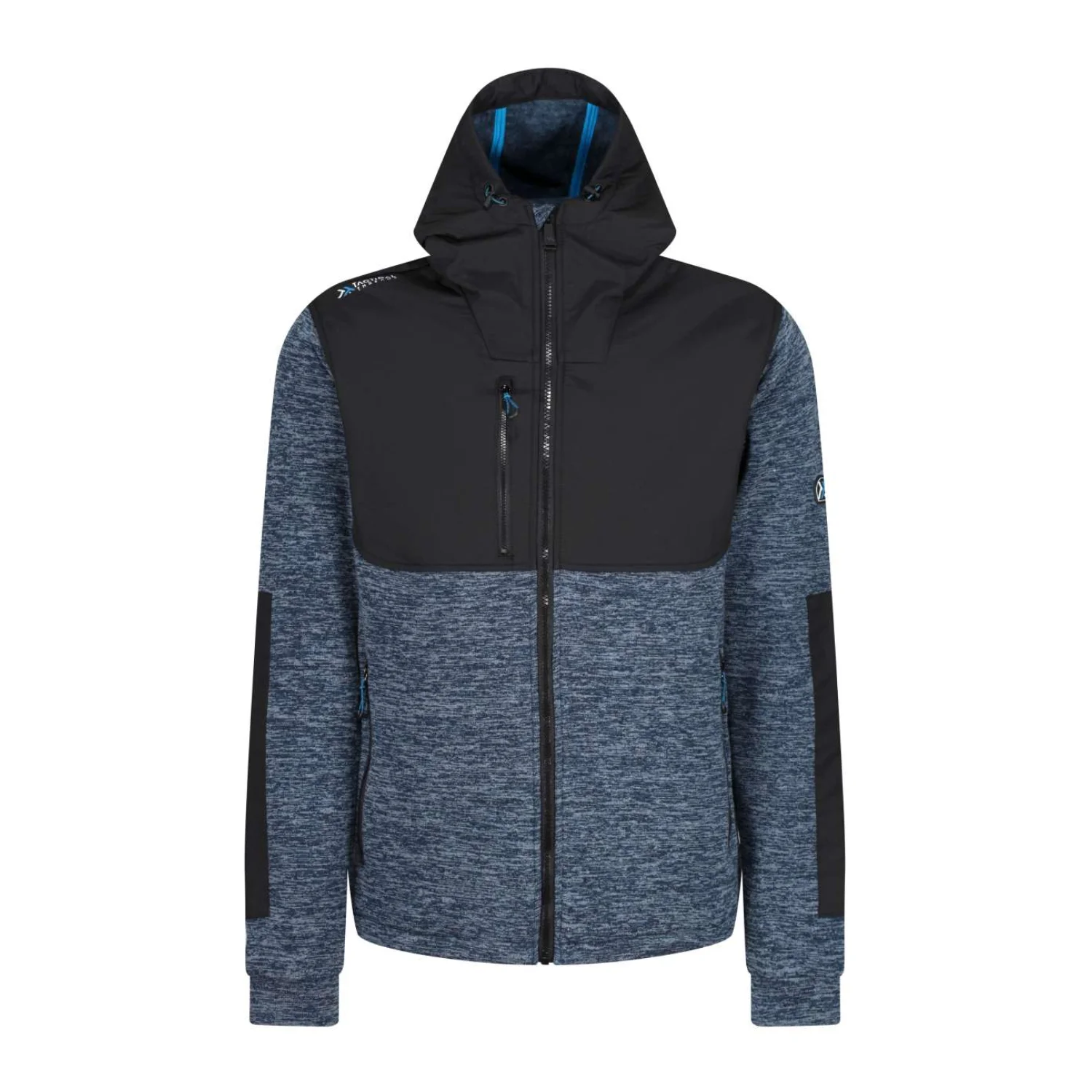 Regatta Tactical heist hybrid kabát kabátok és dzseki Blue Wing Marl/Black