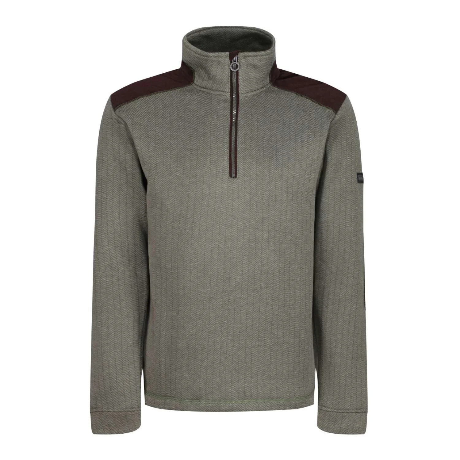 Regatta Holbeck half zip fleece pulóverek és kardigán Dark Khaki