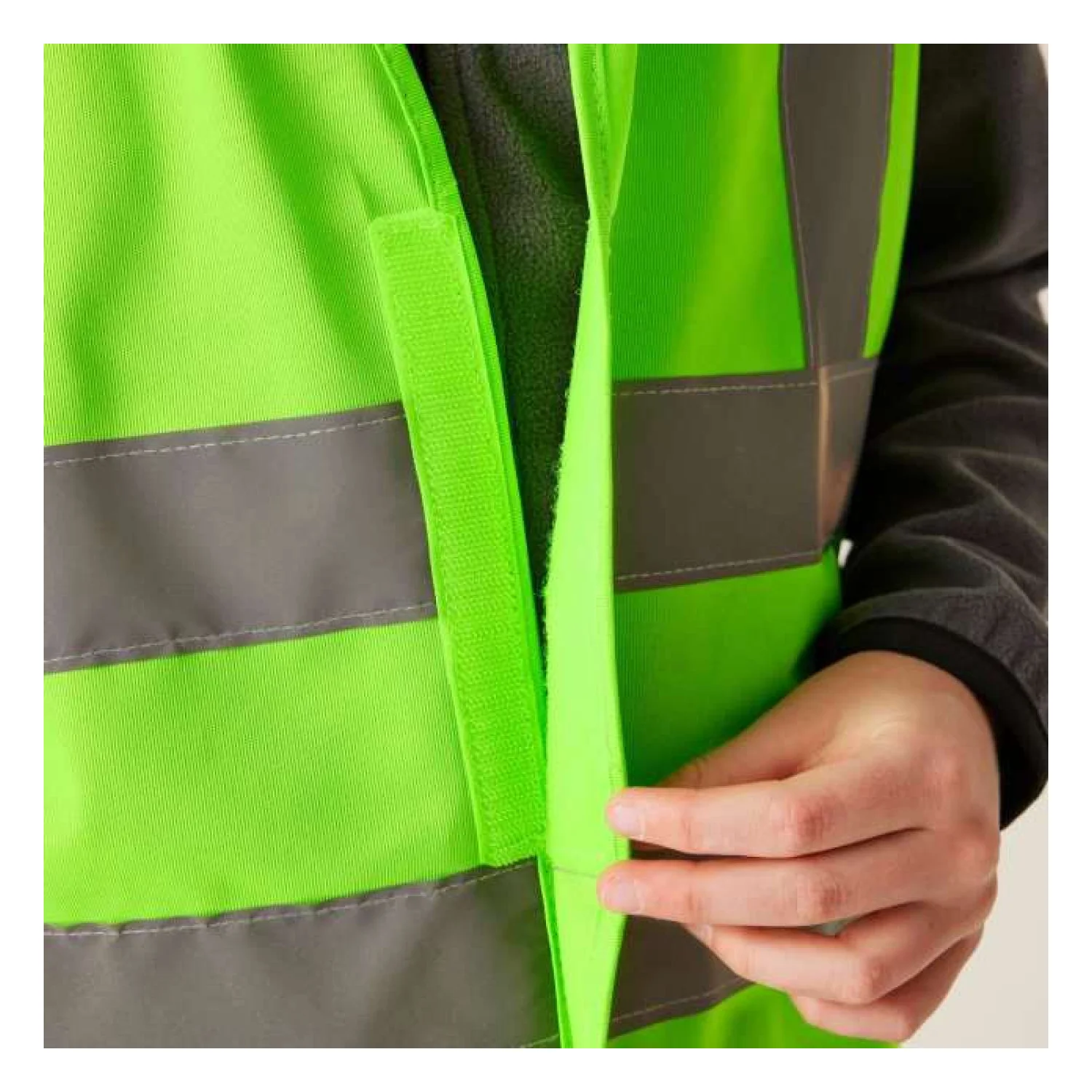 Regatta Hi-vis pro junior mellény Fluro Green