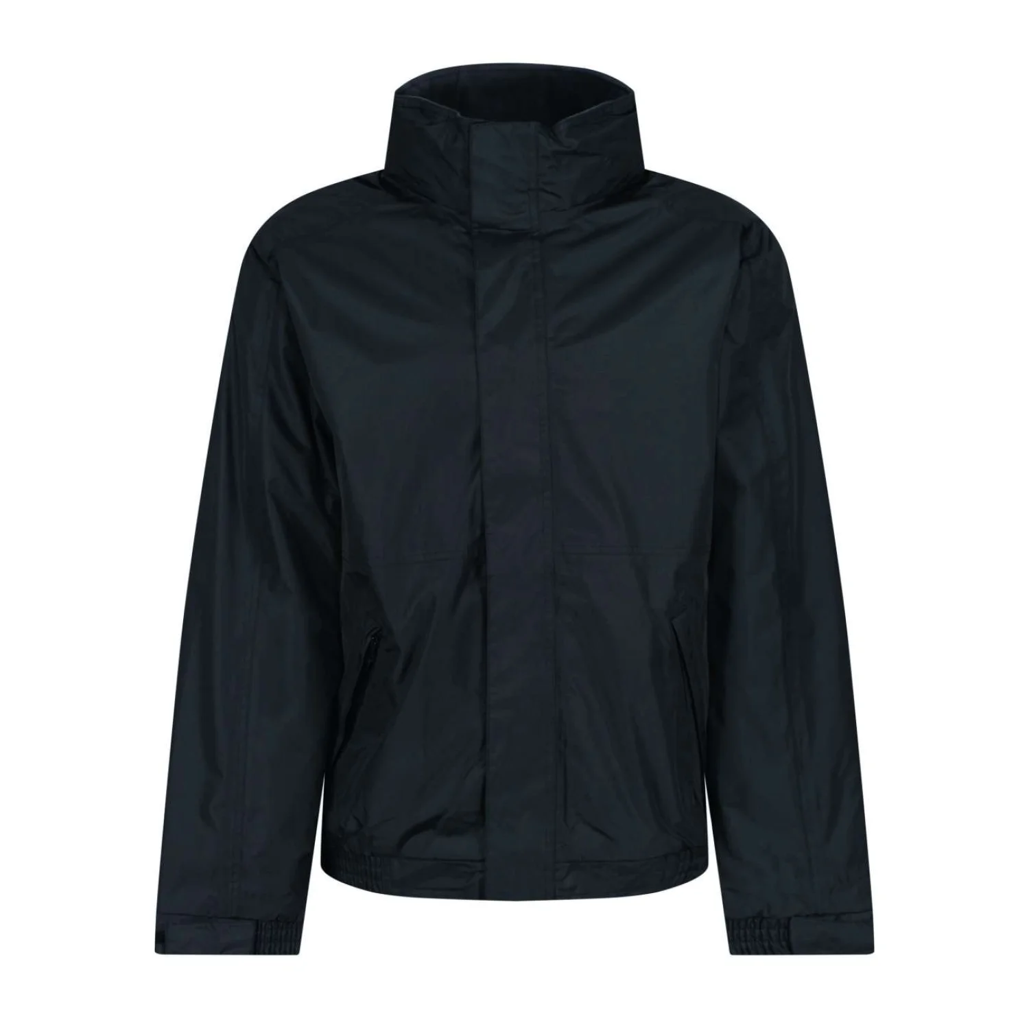 Regatta Dover polár-bélelt bomber dzseki Black/Ash