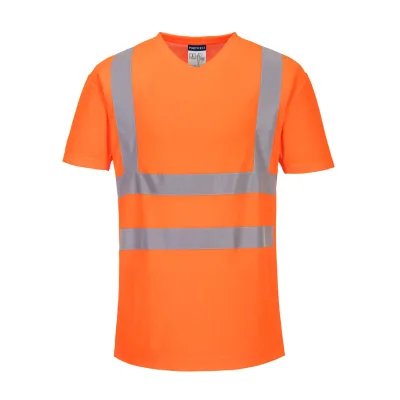 Portwest Hi-Vis pamut póló pamut hálós betétes póló S/S