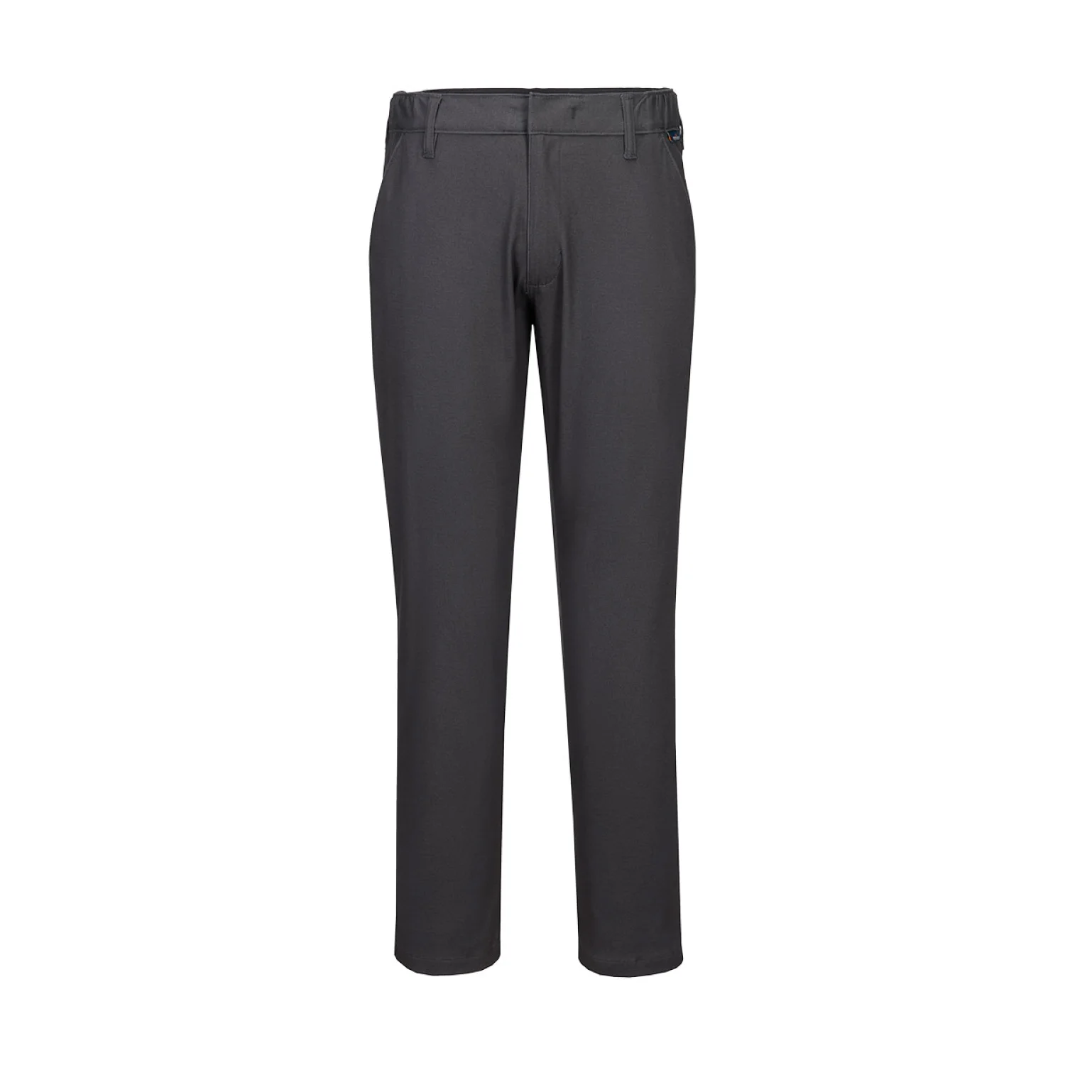 Portwest Stretch Slim Chino nadrág Mole szürke