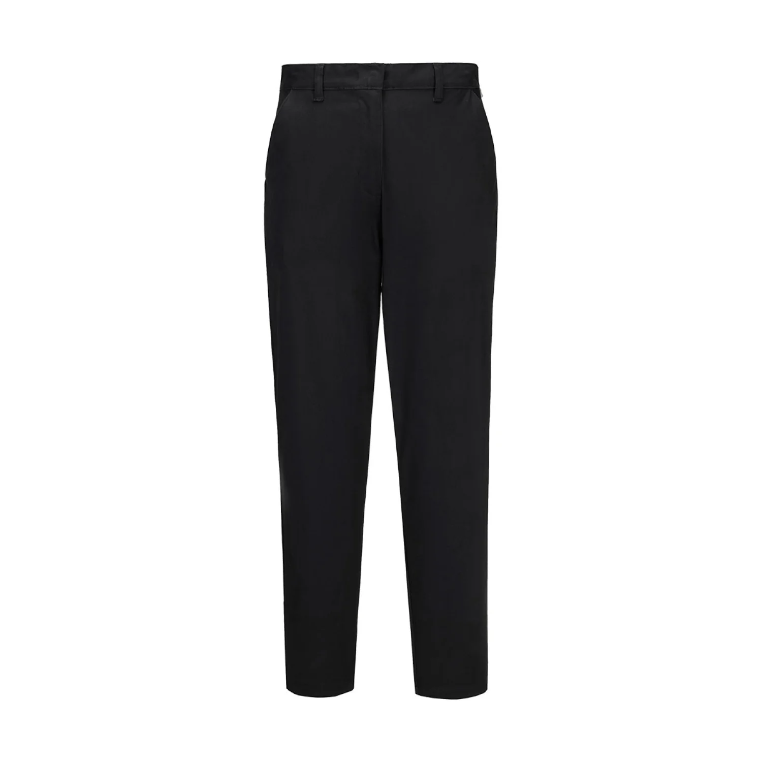Portwest Women's Slim Fit Chino Pants fekete
