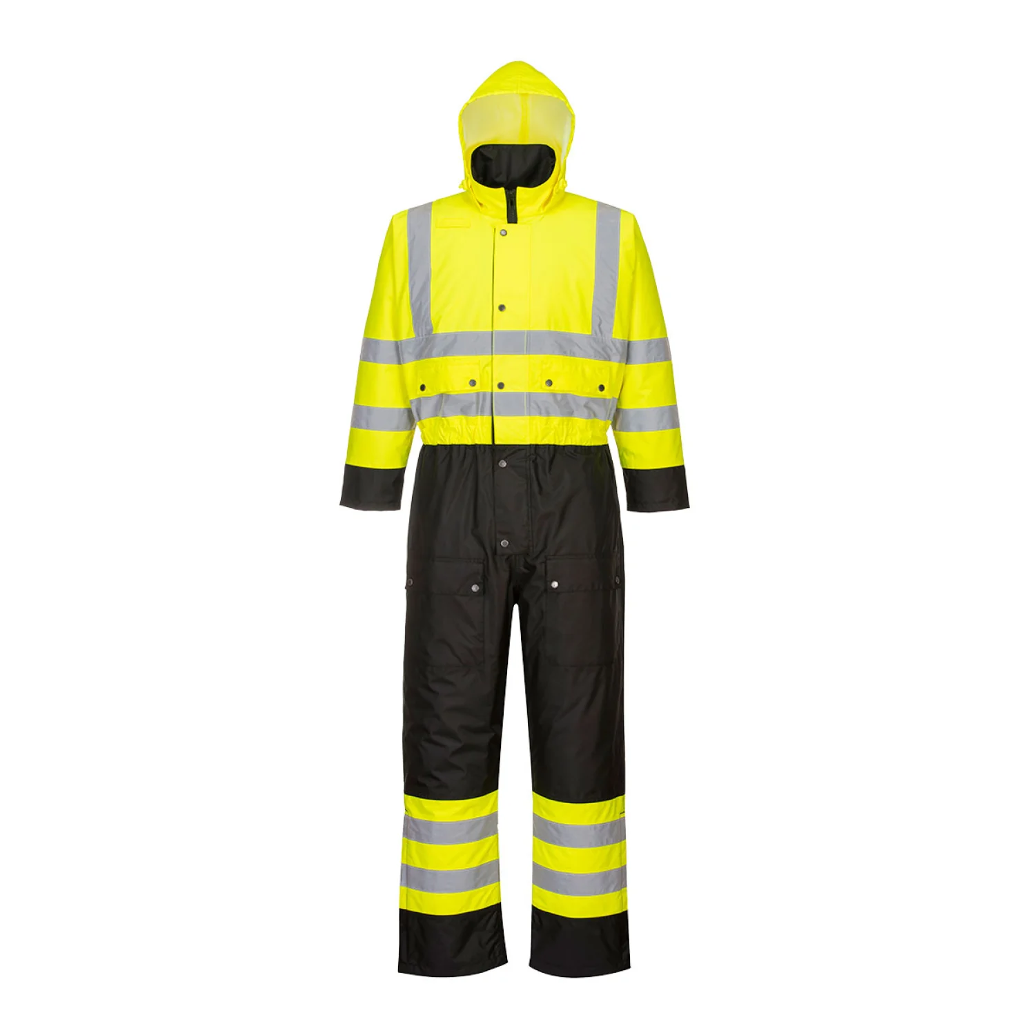 Portwest Hi-Vis Contrast bélelt overál Sárga/Fekete
