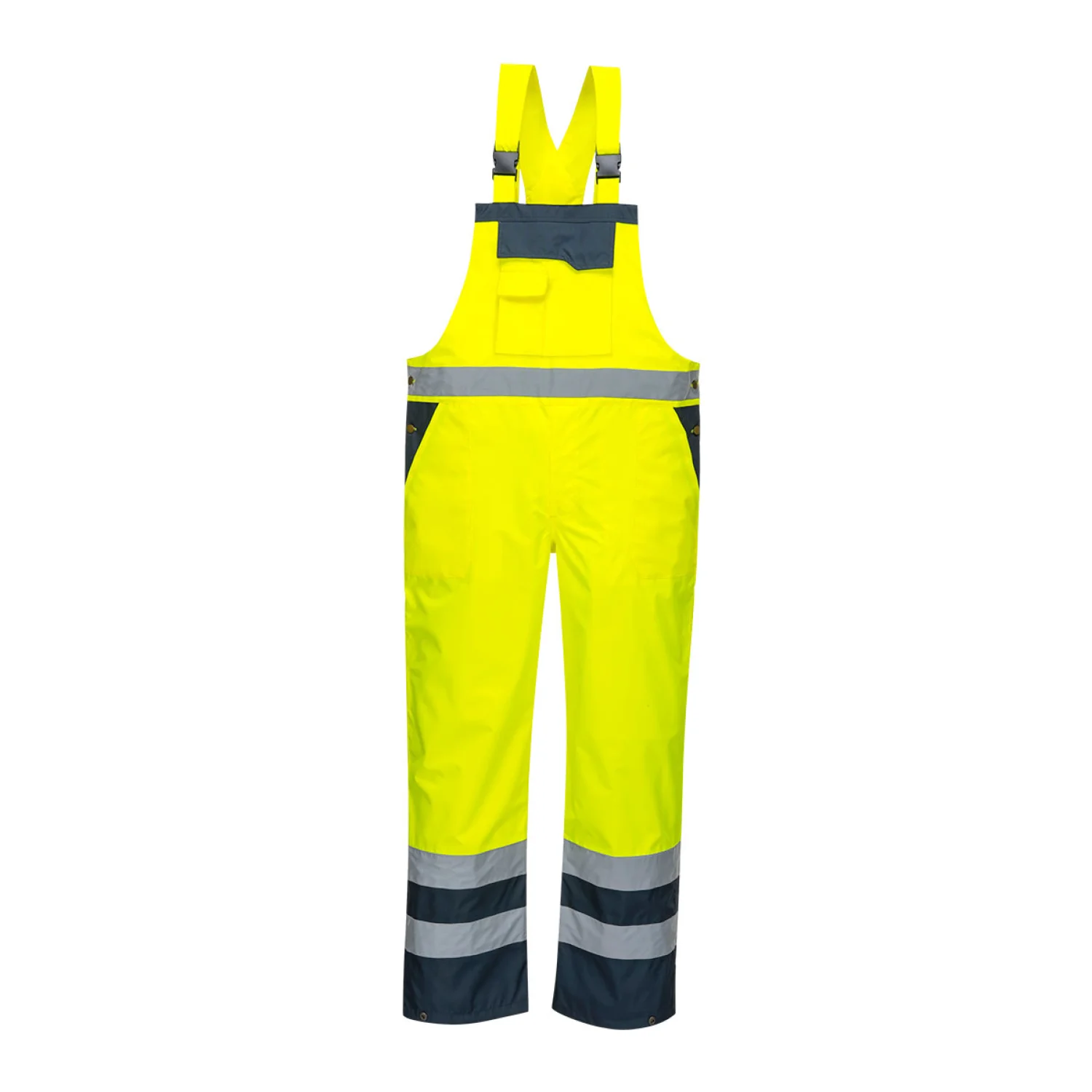 Portwest Kontraszt kantáros nadrág Sárga/Navy
