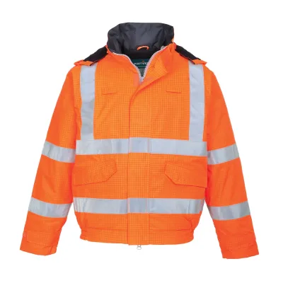 Portwest Bizflame Rain Hi-Vis Antistatic FR bomber kabát