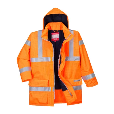 Portwest Bizflame Rain Hi-Vis antisztatikus FR kabát