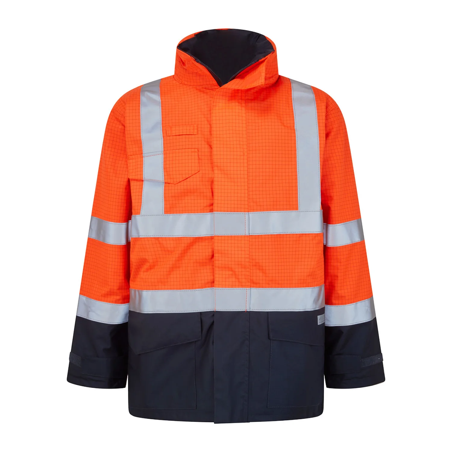 Portwest Bizflame Rain Hi-Vis Multi-Protection kabát Narancs/Navy