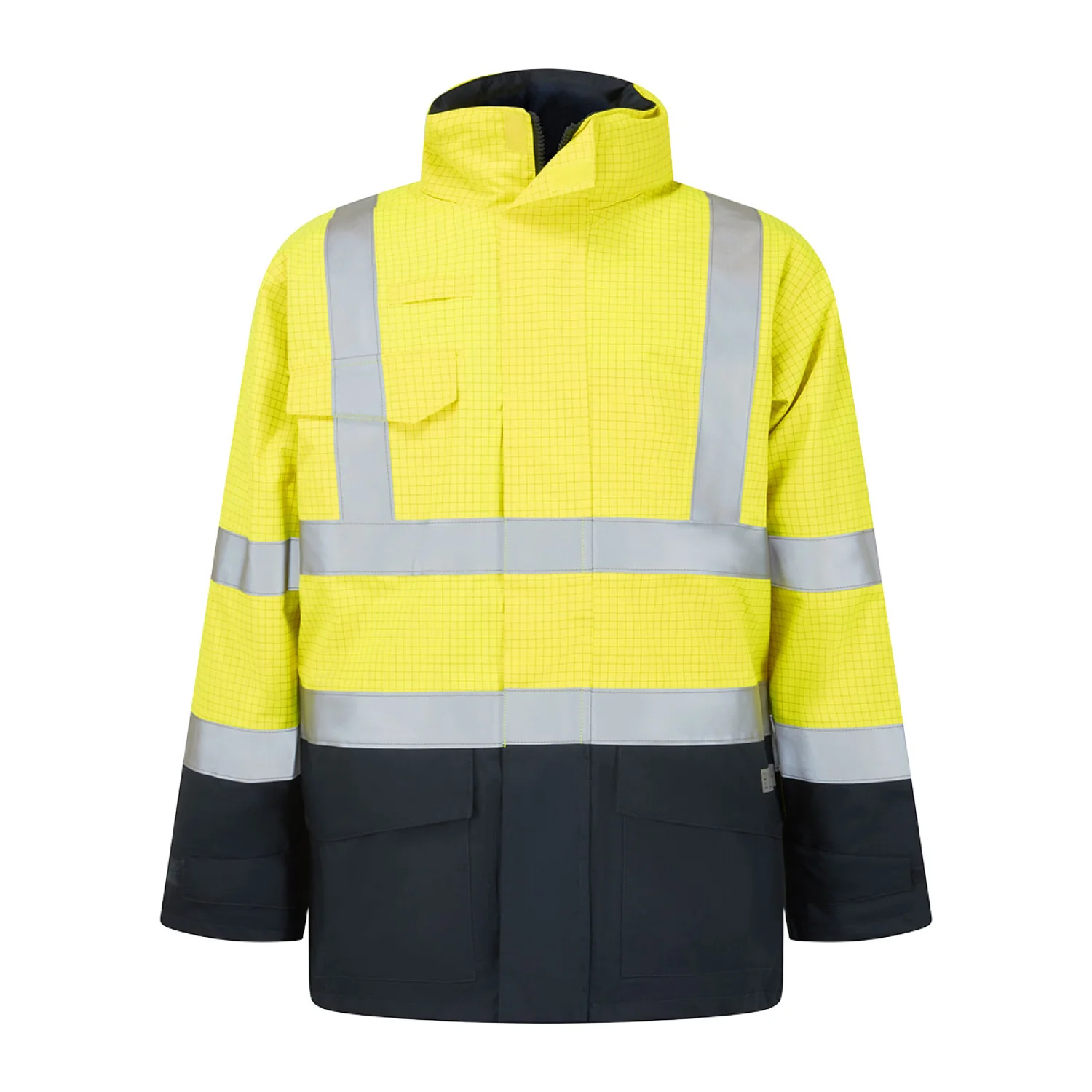 Portwest Bizflame Rain Hi-Vis Multi-Protection kabát Sárga/Navy