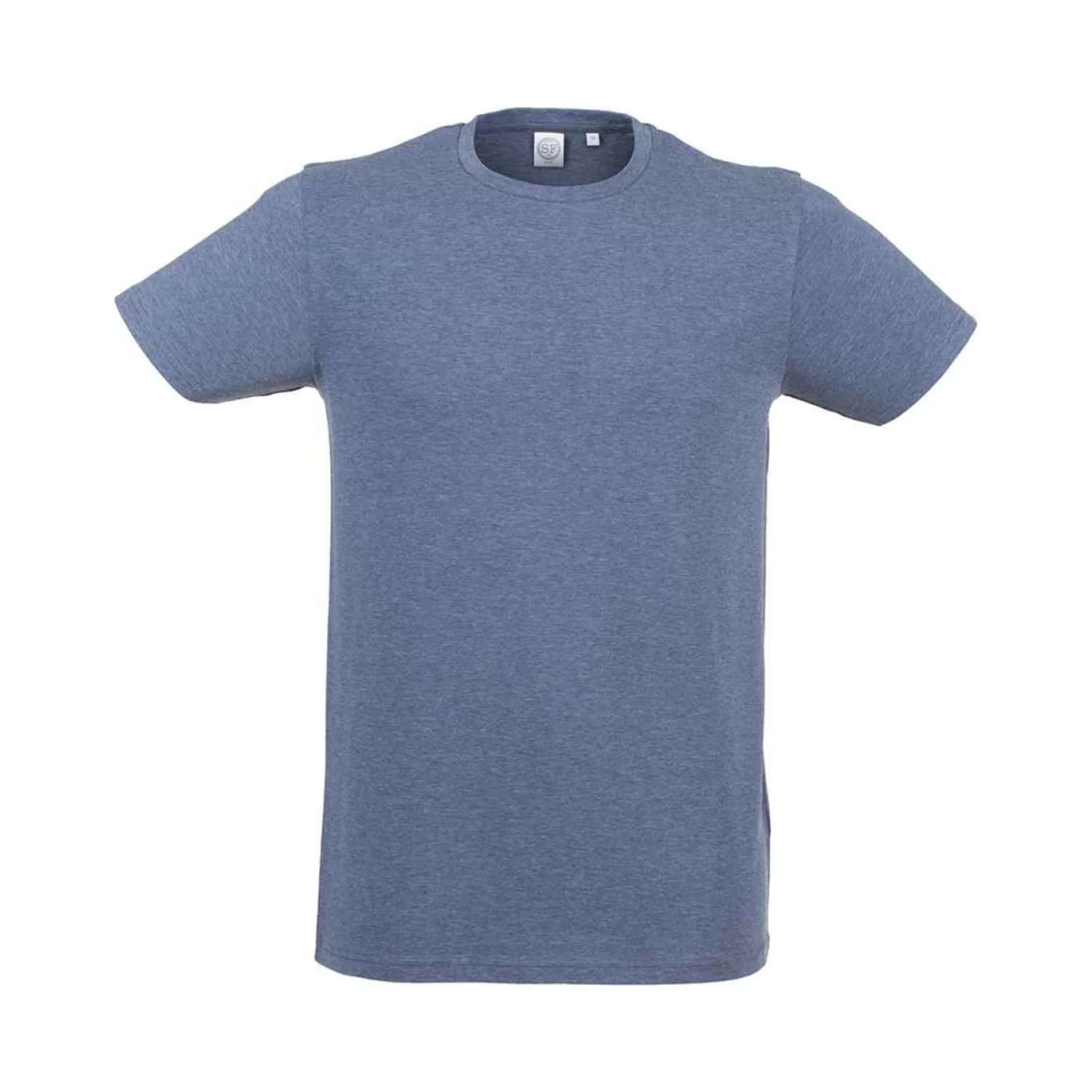 SF Clothing Férfi feel good stretch póló Heather Navy