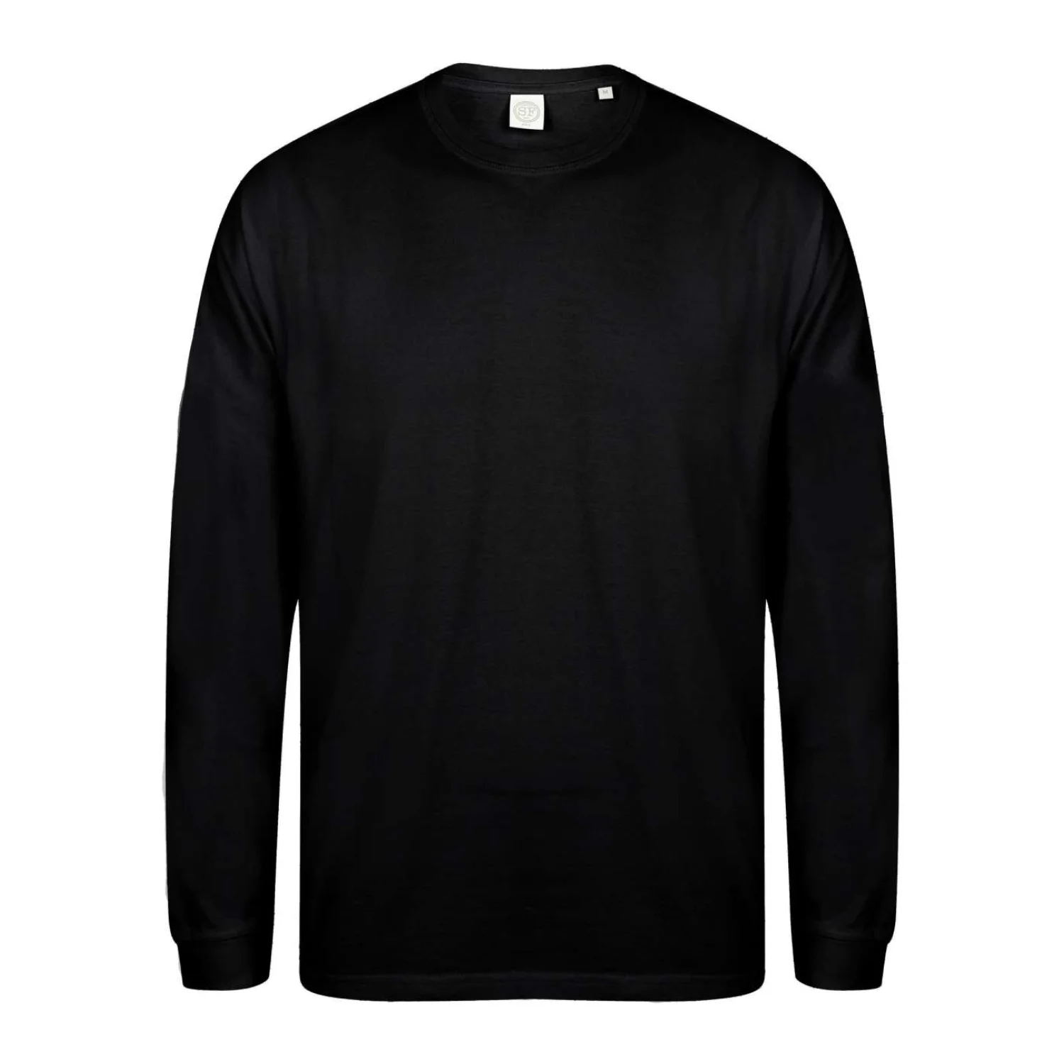 SF Clothing Uniszex ejtett vállú feliratos felső pulóverek és kardigán Black