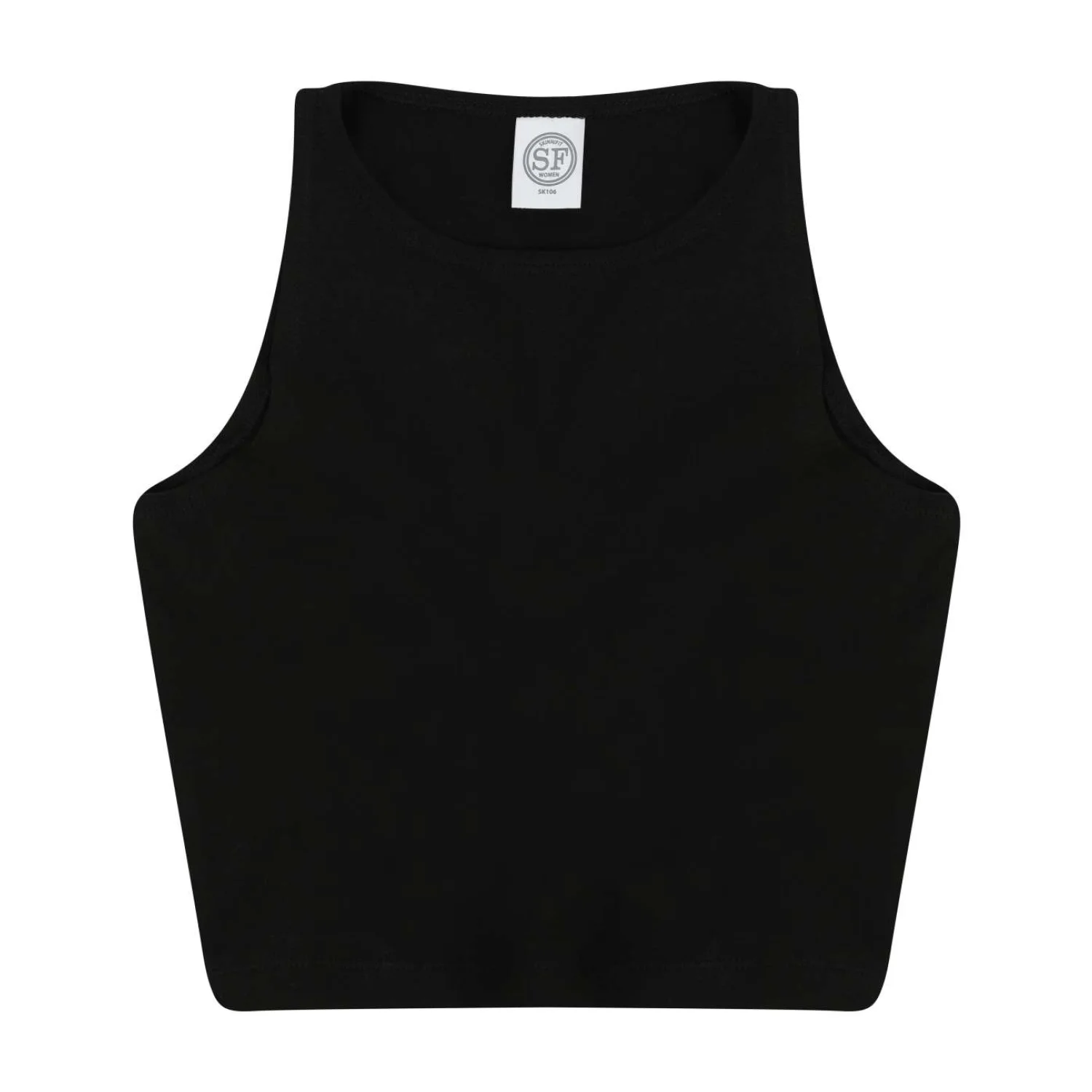 SF Clothing Női crop top póló Black