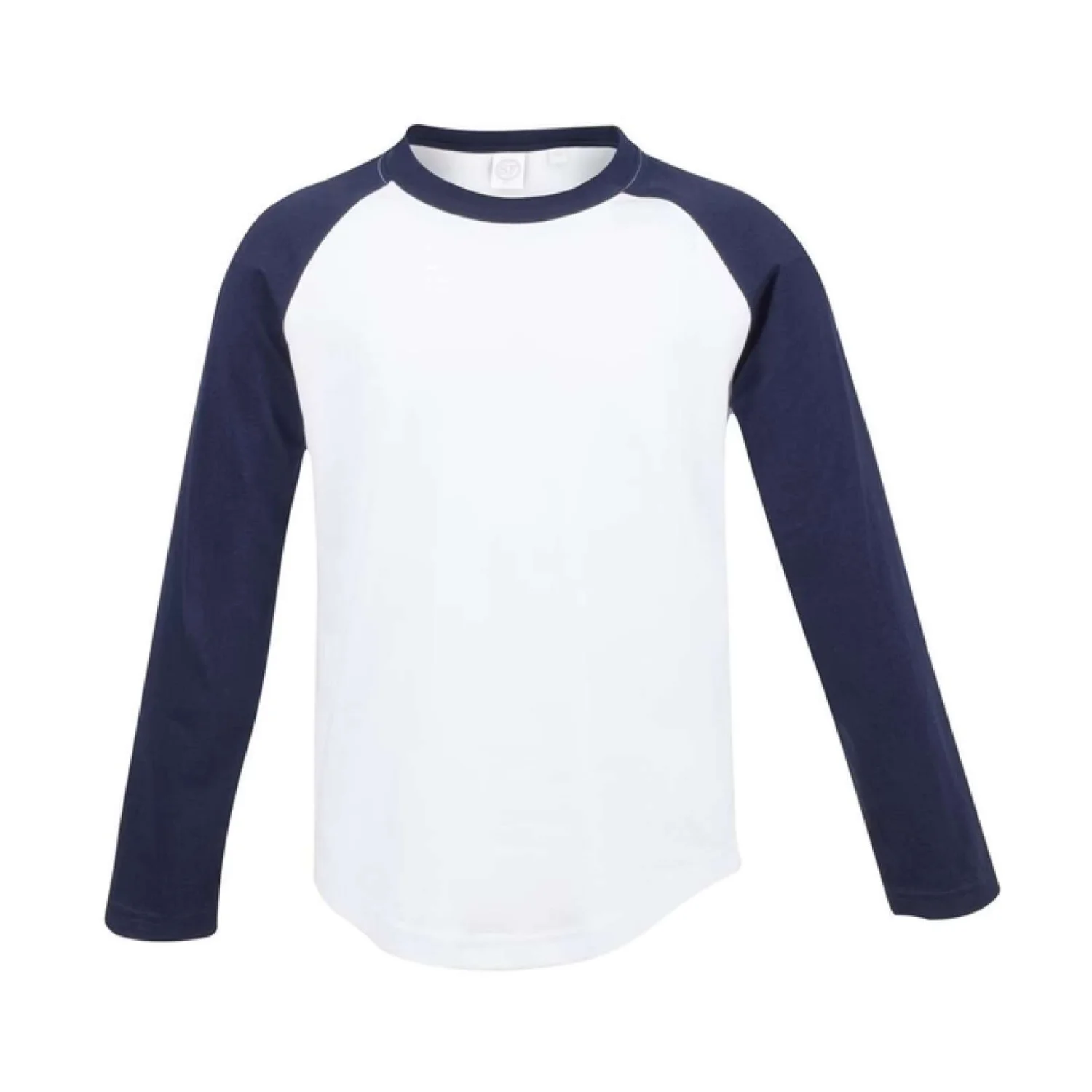 SF Clothing Hosszú ujjú gyermek baseball póló White/Oxford Navy
