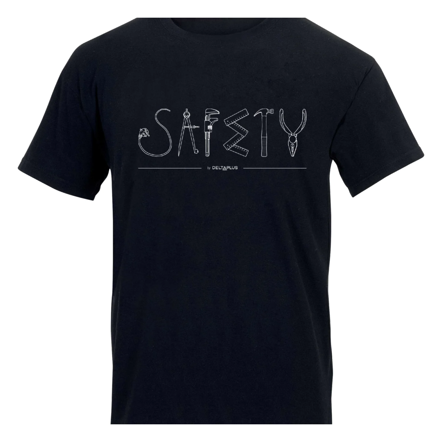Delta Plus T shirt singa Fekete