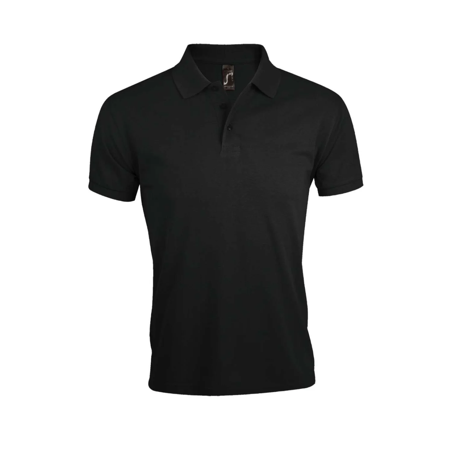 Sol's prime - férfi polycotton pólóing Black
