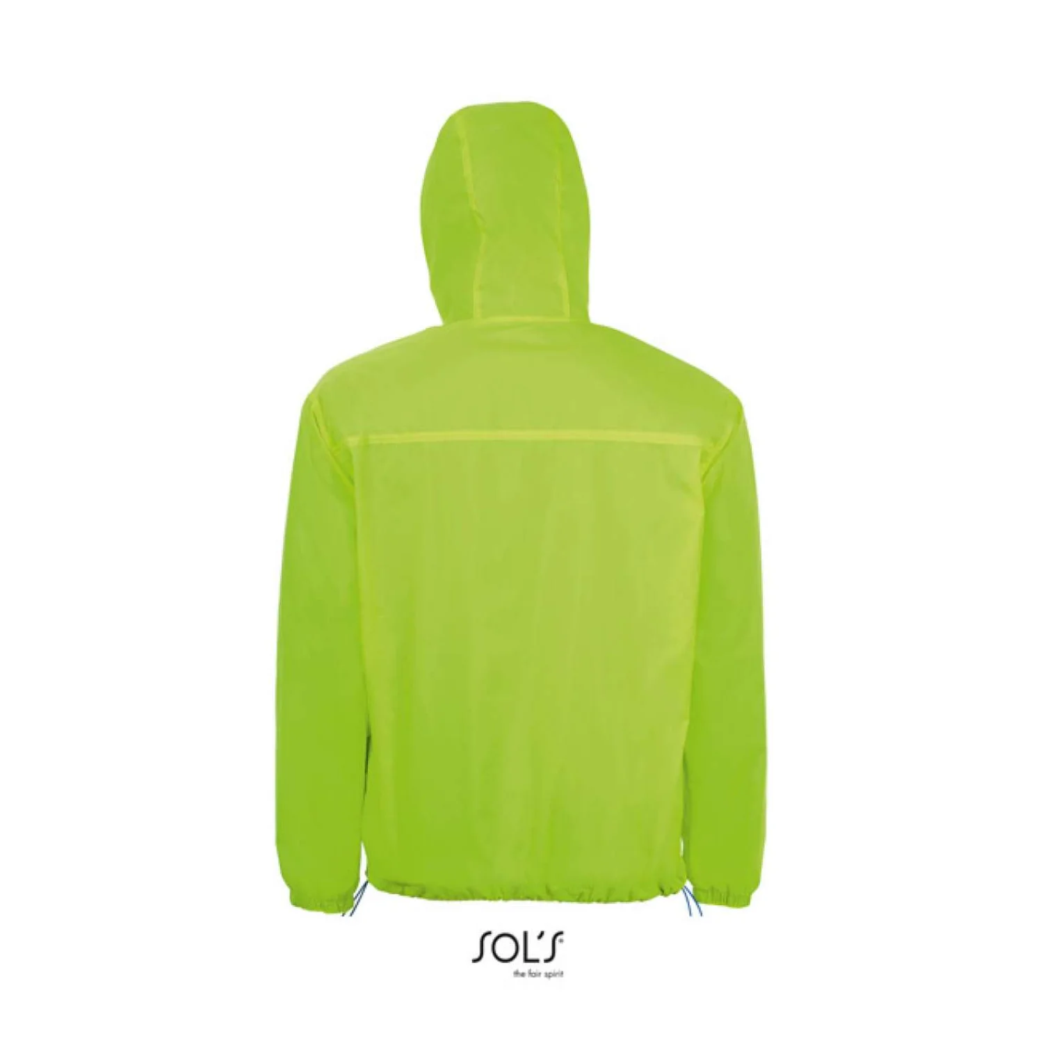 Sol's skate - uniszex bélelt széldzseki Neon Lime/Royal Blue