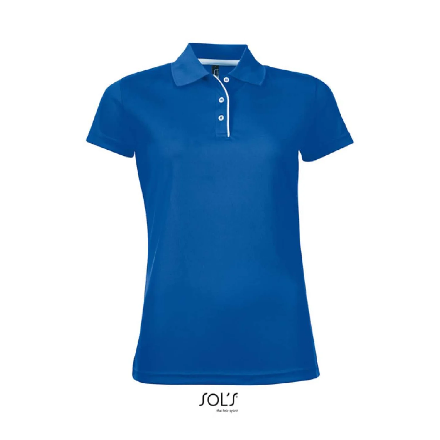 Sol's performer sport női galléros póló sportruházat Royal Blue